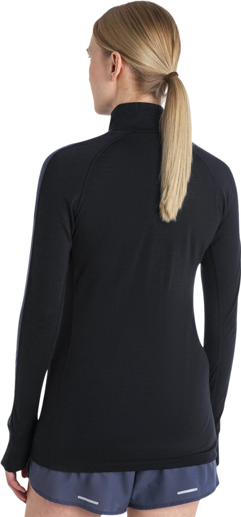 125 ZoneKnit Merino Blend Long Sleeve Half Zip Thermal Top for Women - Warm Base Layer for Hiking, Skiing & Outdoor Activities
