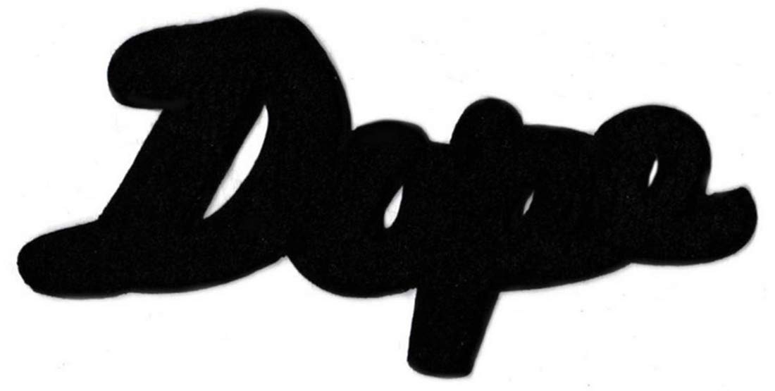 XL Extra Large Chenille Black DJ Shirt Patch 17cm - Custom Iron-On Patches for Hi-Tops, Basketball, Skater, DJ & Skateboard Fashion - Hip Hop Music & Rock Style Accessories - Perfect for Jackets, Jeans & Backpacks