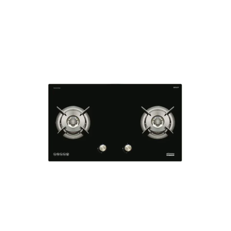 Europace ECH9188A 90cm Premium T Chimney Range Hood with EBH6291S 2-Burner Gas Cooktop (Schott Glass) - Perfect for Modern Kitchens & Open-Plan Living Spaces