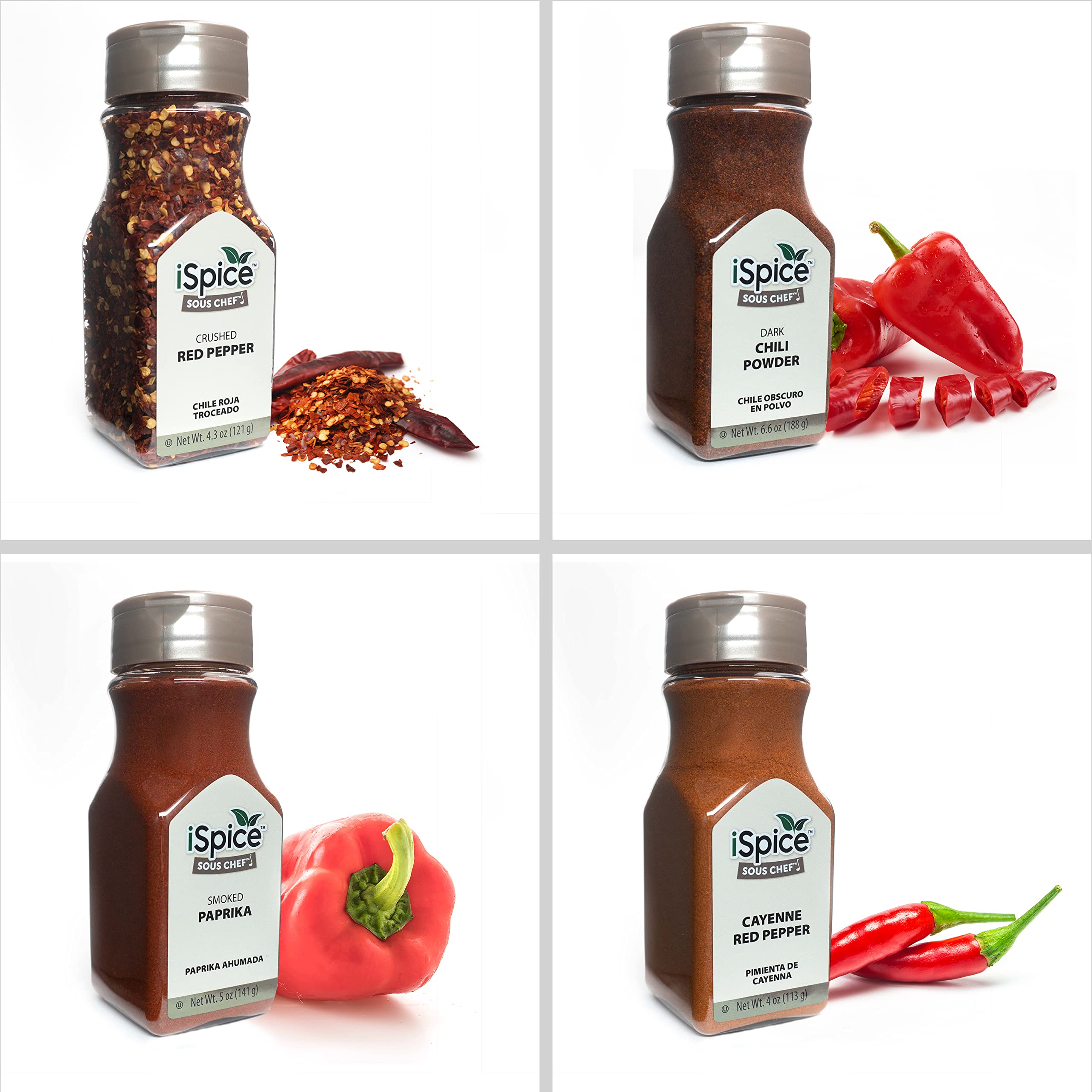 Premium iSpice 24-Piece Starter Kitchen Spice Set - Gourmet Cooking Spices & Seasonings Variety Pack with Herbs - Perfect Gift for Home Chefs & Cooking Enthusiasts | Ideal for Baking, Grilling, Meal Prep & Everyday Cooking