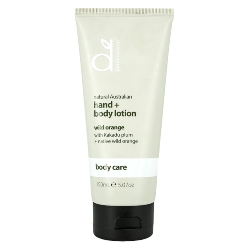 Dindi Naturals Organic Hand & Body Lotion with Wild Orange Essential Oil - Hydrating Moisturizer for Dry Skin - Perfect for Daily Use at Home, Office & Travel