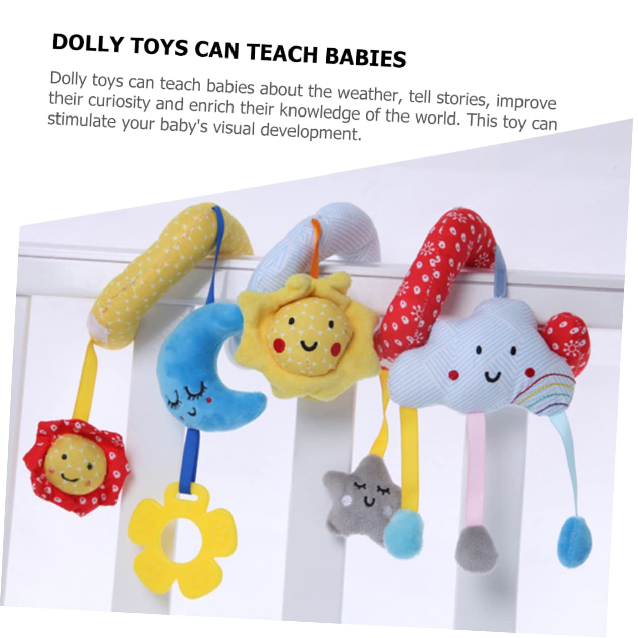 Wakauto 1 Set Baby Stroller Pendant Toy - Cute Fabric Hanging Car Seat & Crib Toys for Newborn Girls - Perfect for Strollers, Car Seats & Nursery Decor