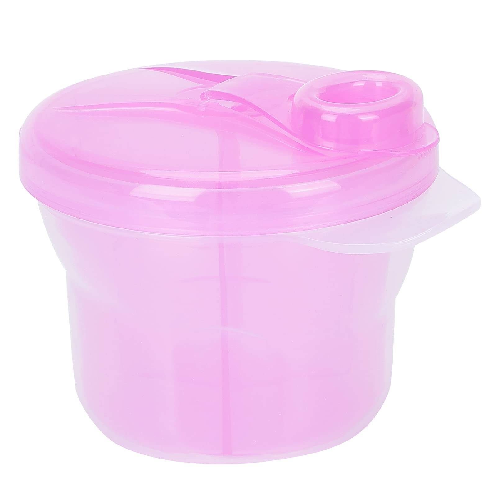Jiawu Powder Container Cup - Large Capacity Lightweight Baby Formula Dispenser for Travel, Safe & Harmless, Professional & Multi-Purpose Use (Pink) | Ideal for Infant Feeding, Gym Protein Shakes & Camping Essentials