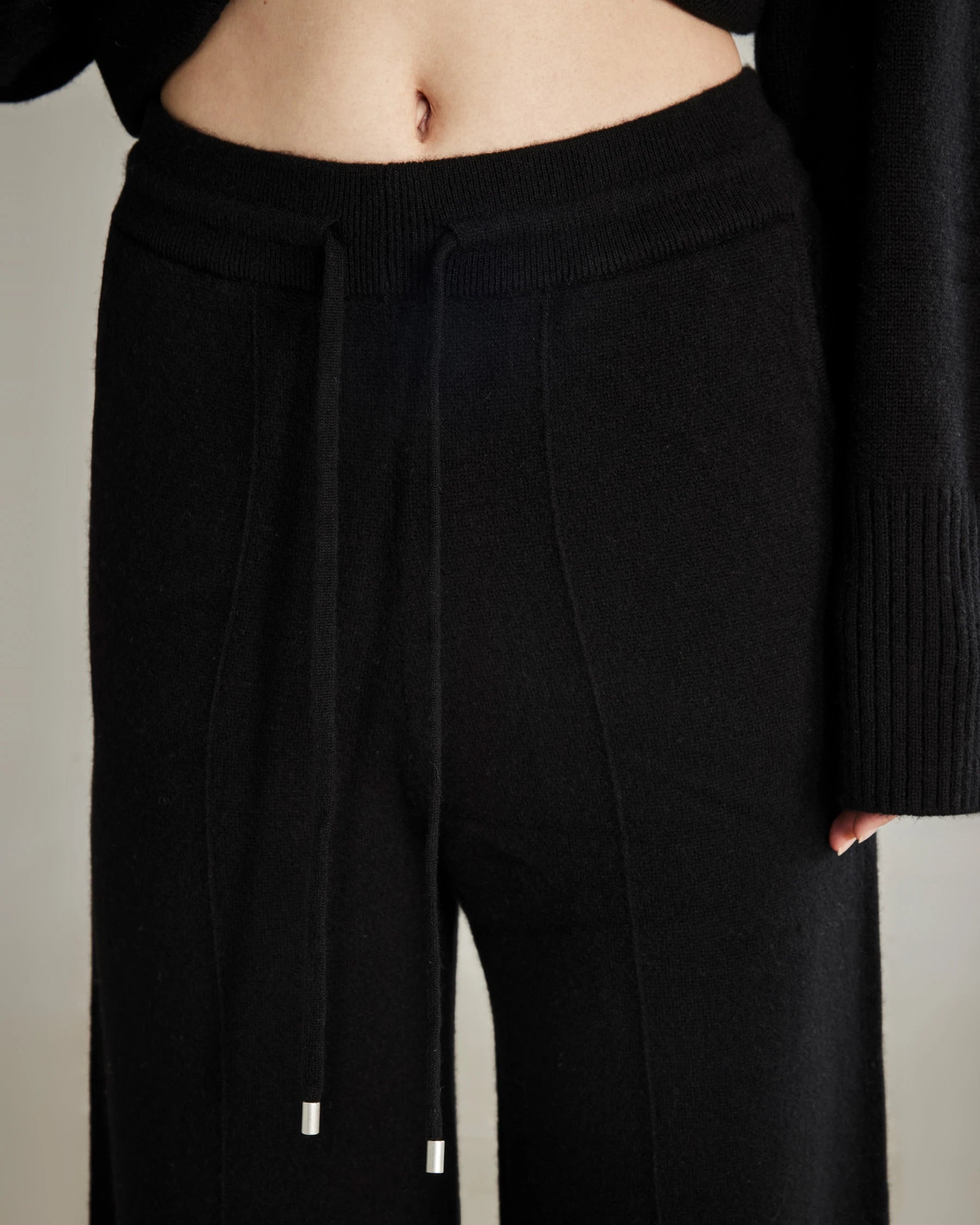 Luxury Women's Wide Leg Cashmere Pants - Soft & Warm Winter Trousers for Lounge, Office & Travel | Premium Comfort & Style
