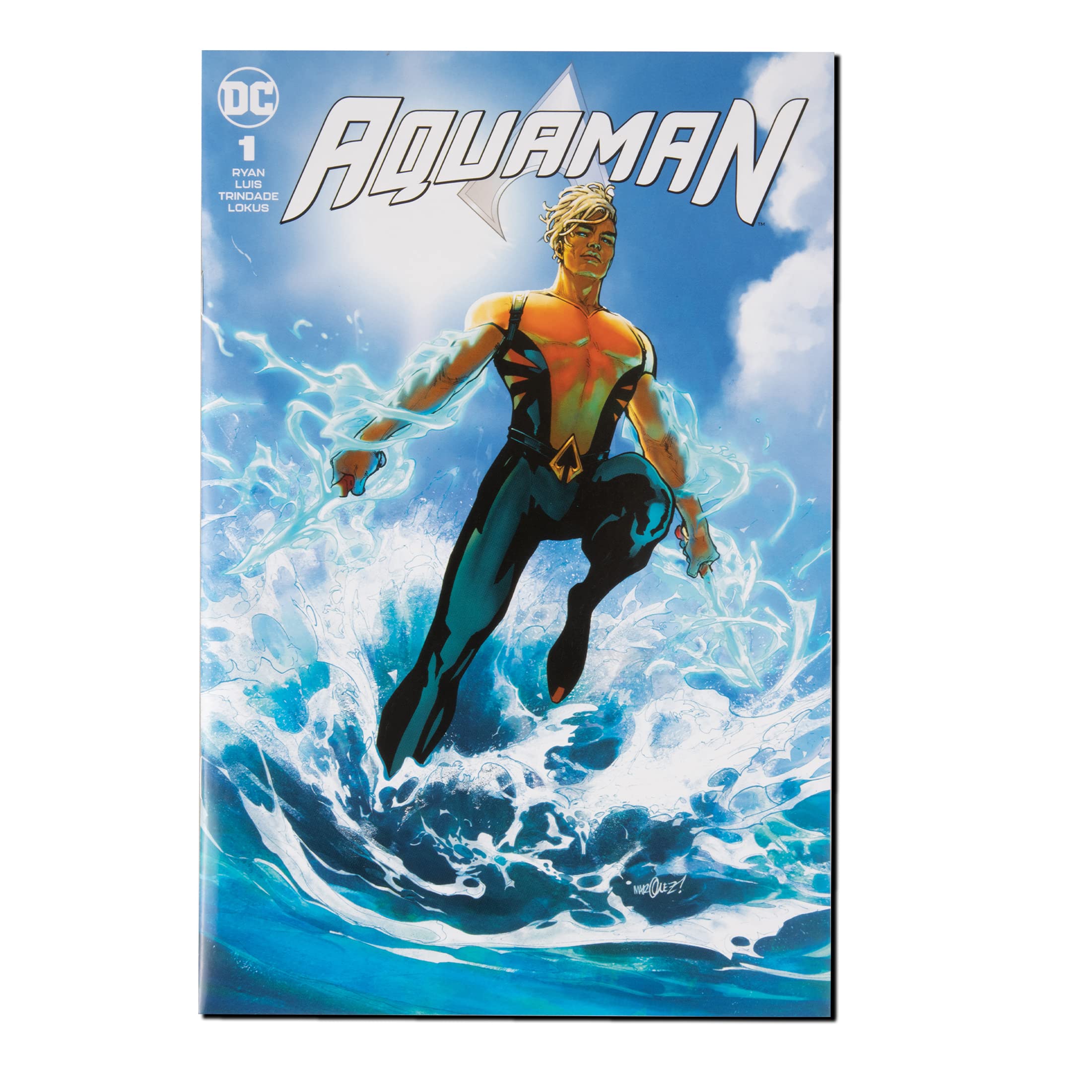 McFarlane Toys DC Direct Page Punchers Aqualad 7-Inch Action Figure with Aquaman Comic | Collectible Superhero Toy for Display & Play | Perfect for DC Fans, Collectors & Gift Giving
