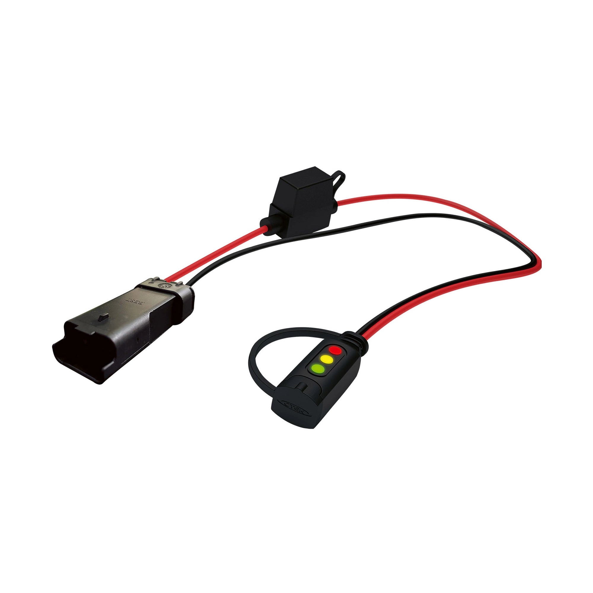 CTEK Ducati to CTEK Adapter with LED Indicator - Motorcycle Battery Charger Connector for Ducati Bikes (Perfect for Garage, Road Trips & Maintenance)
