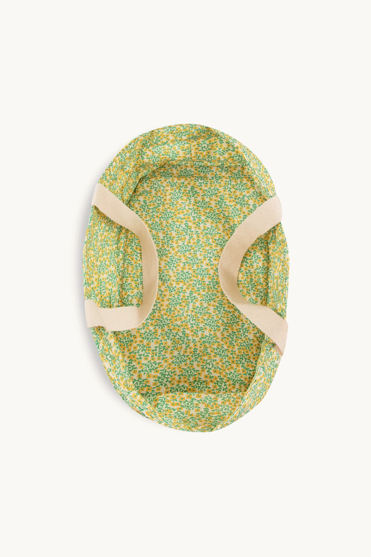 GOMMU Yellow Liberty Big Carry Cot - Portable Folding Travel Crib for Babies & Toddlers - Perfect for Camping, Beach Trips, and Family Visits