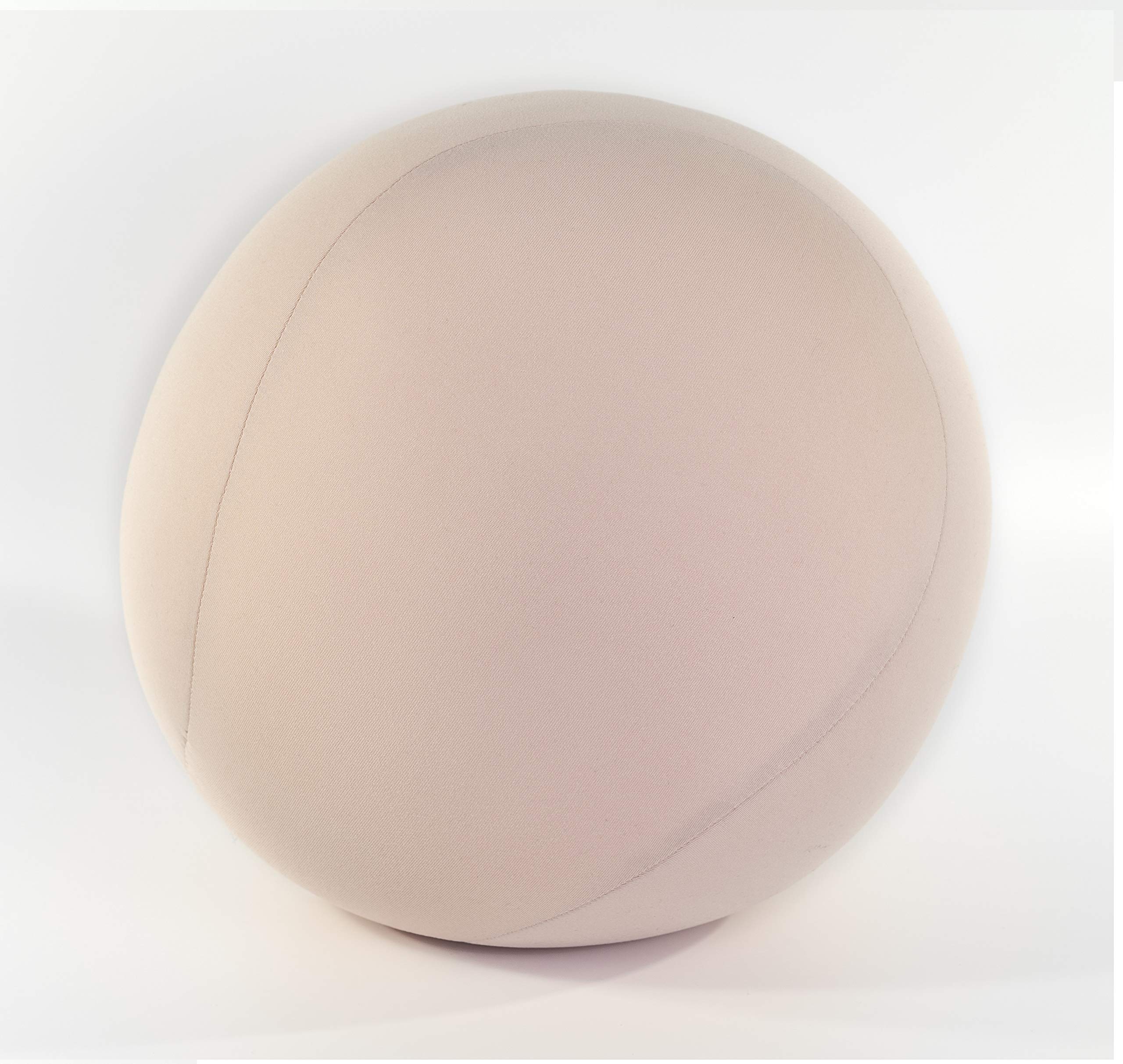 Round Microbead Support Pillow with Soft Cover - Relieves Pressure Points for Post-Surgery Recovery, Neck & Back Pain - Perfect for Bed, Couch, and Travel Use