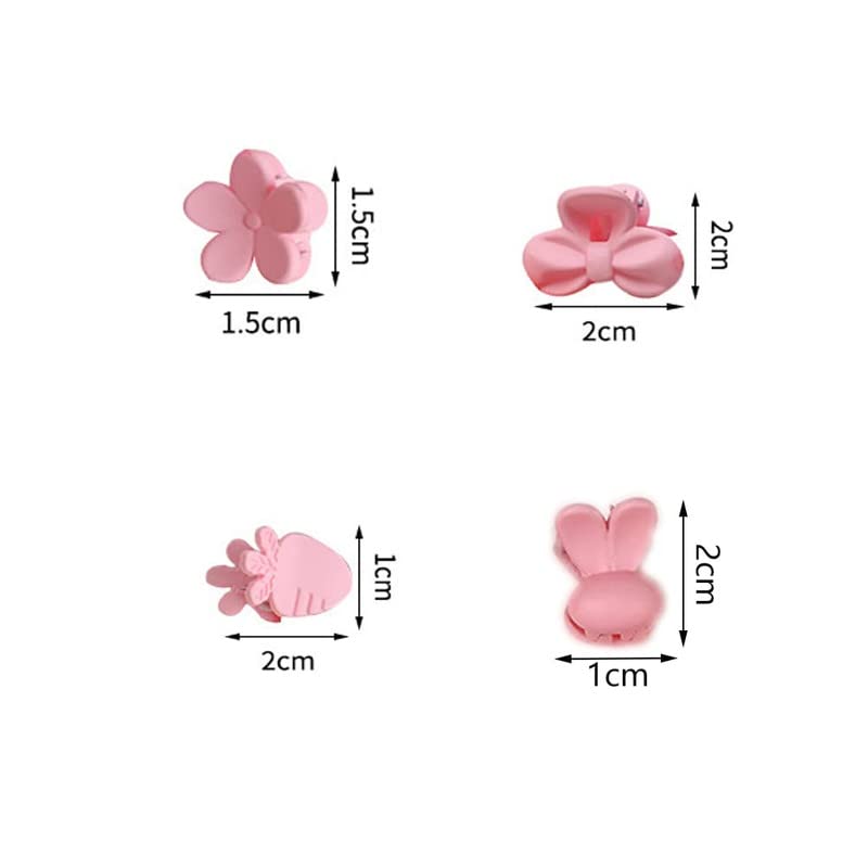 BELICIA 40 Pcs Baby Girls Hair Clips - Mini Cute Princess Hair Accessories Set with 4 Styles (Flower, Candy Colors) for Toddlers, Kids & Teens - Perfect for School, Parties & Daily Hair Styling