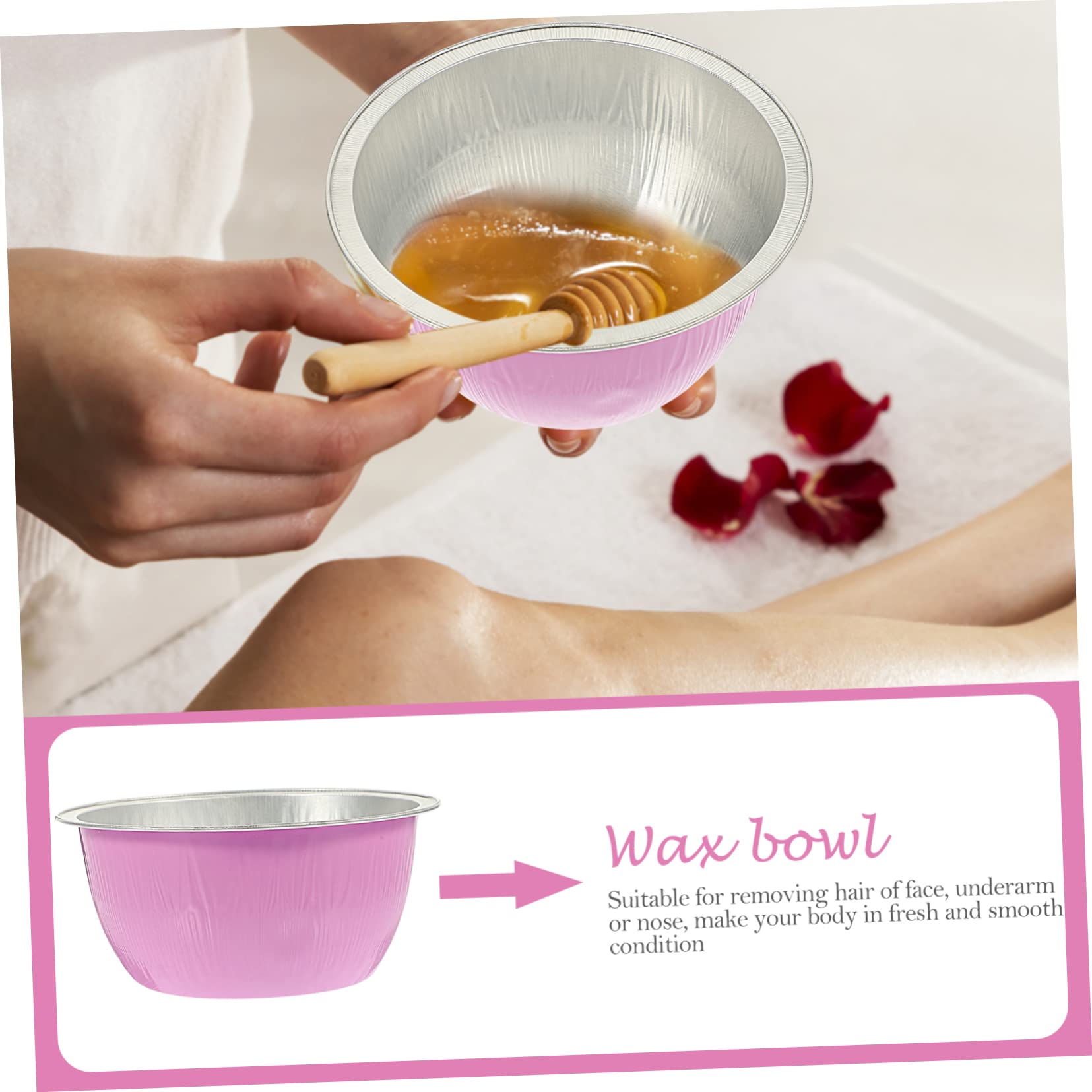 2 Sets Reusable Aluminum Wax Melting Bowls - Mini Heater Candy Container for Depilatory & Waxing Supplies (10pcs x 2) | Perfect for Home Salon, DIY Beauty & Professional Waxing | Ipetboom