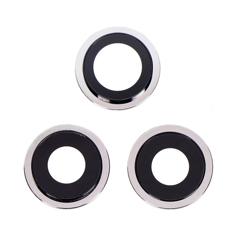 Original iPhone 12 Pro Rear Camera Lens Replacement with Colored External Frame (3-Pack) - High-Quality Repair Part for DIY Fixes, Photography Enthusiasts & Professional Technicians