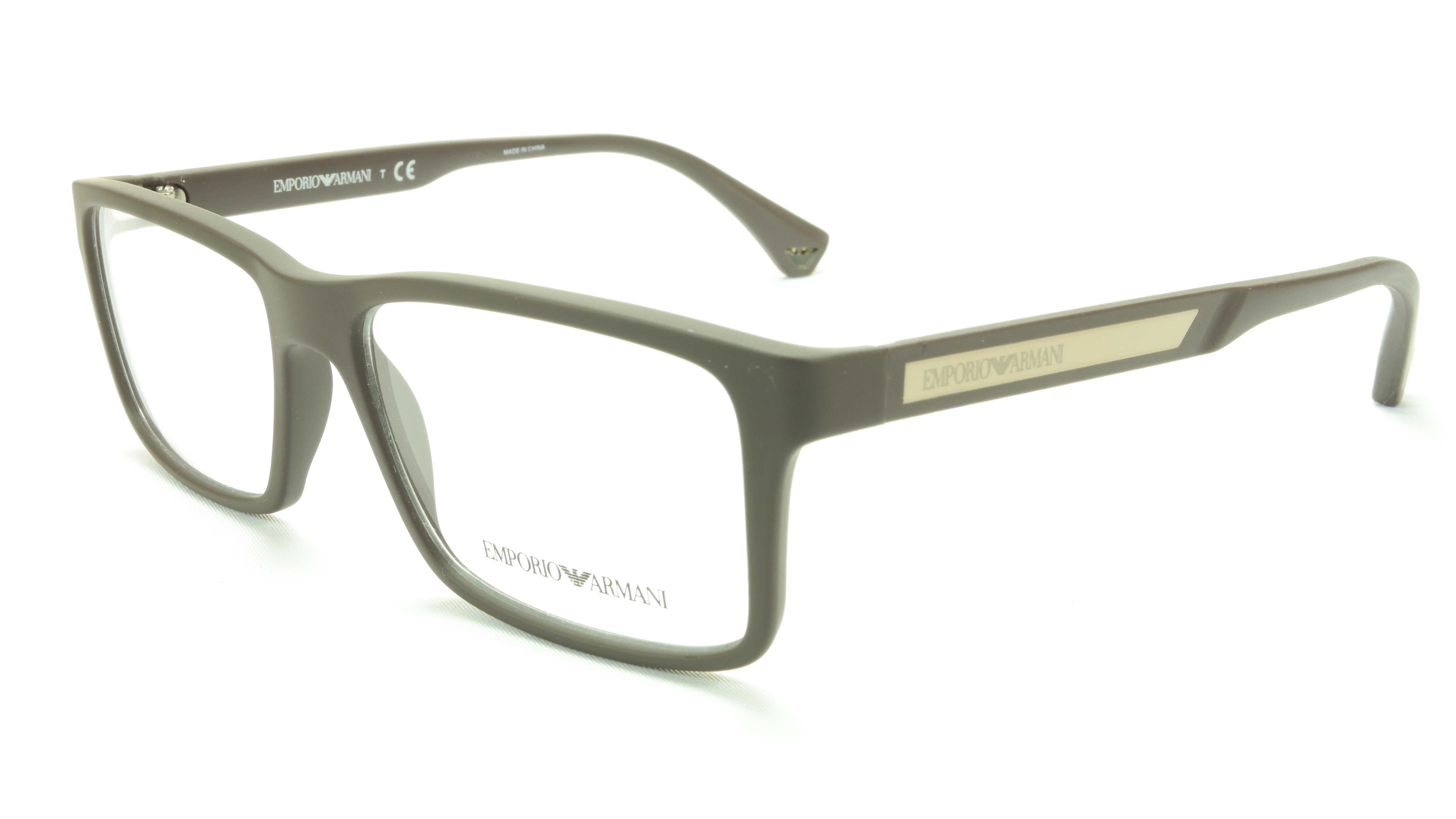 Emporio Armani EA3038 5064 Acetate Grey Eyeglasses Frame - Stylish & Lightweight for Men & Women | Perfect for Work, Reading & Fashion Accessories