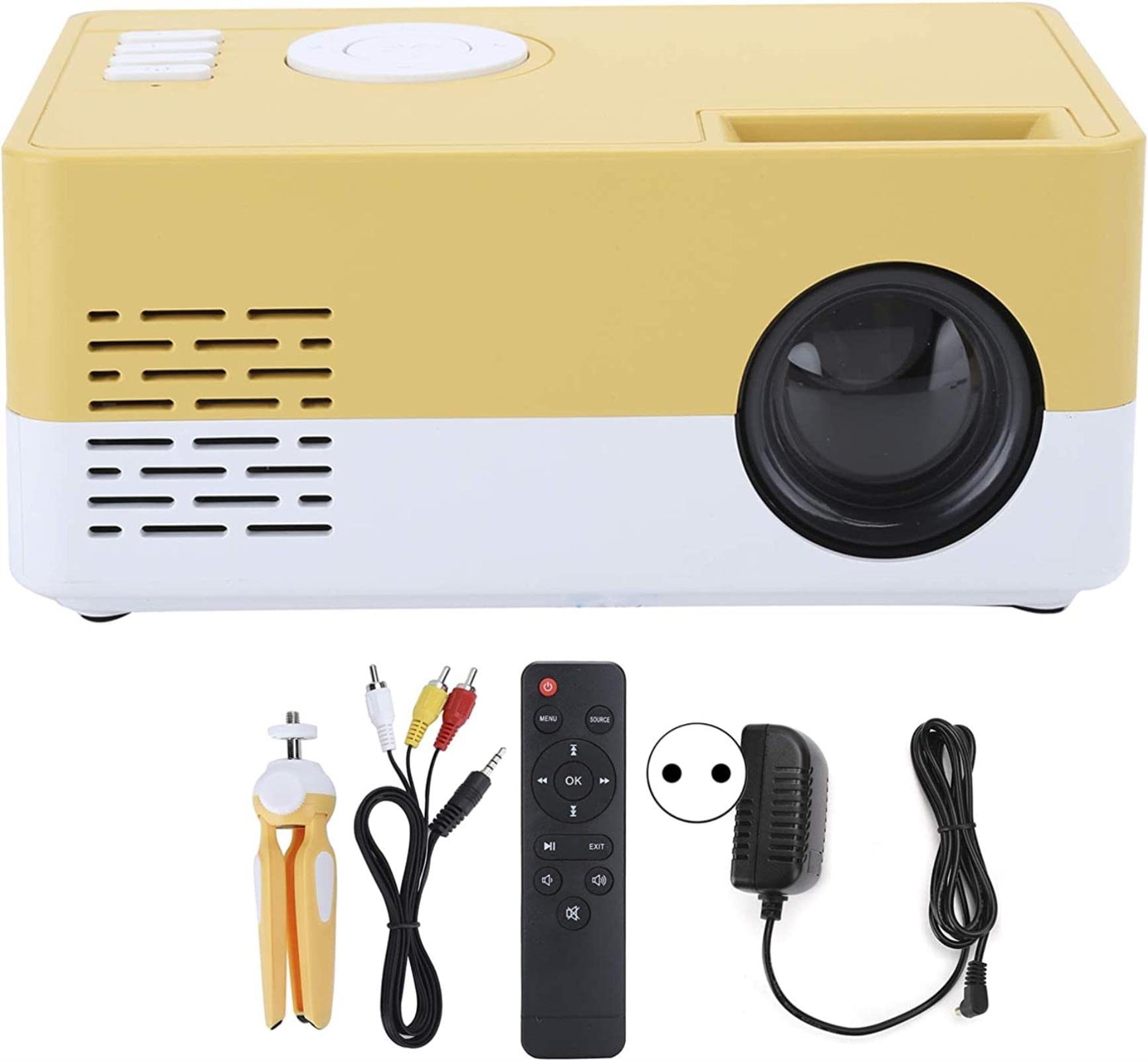 Best Home Theater Projector for Movies & Office Presentations - HD Projector with Easy Setup for Living Room & Conference Rooms | Perfect for Movie Nights & Business Meetings