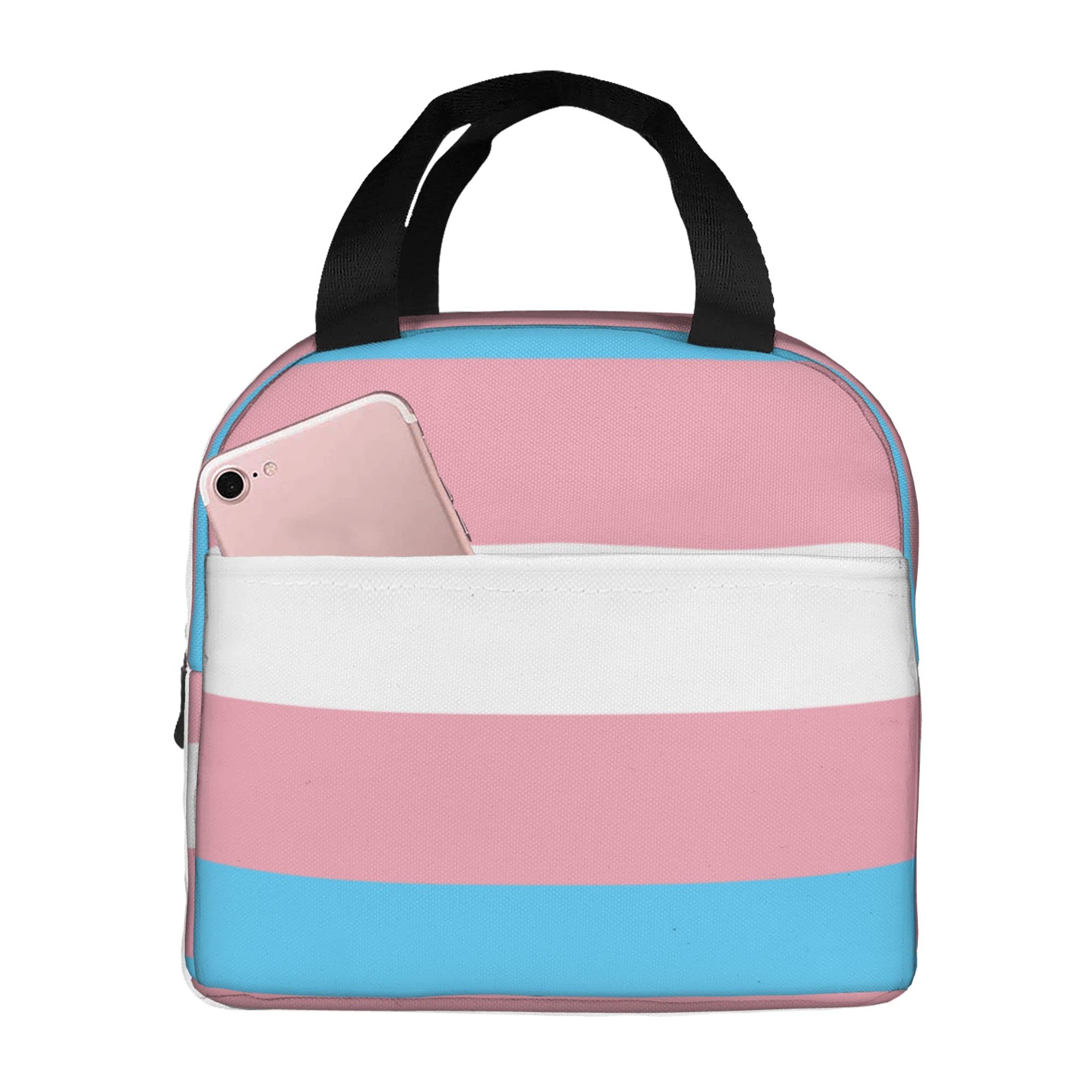 LGBTQ+ Pride Flag Insulated Tote Lunch Bag - Reusable Thermal Lunch Box for Women & Men, Perfect for Work, School, Picnics & Pride Events