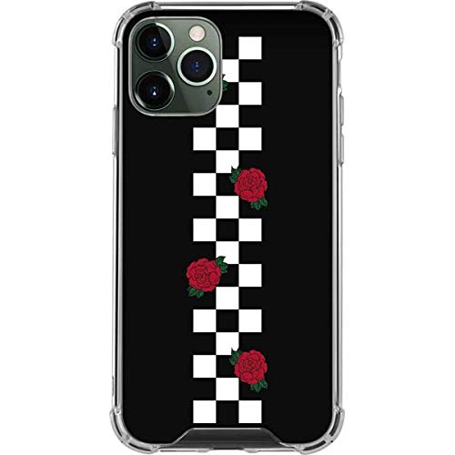 Skinit Clear Phone Case for iPhone 12 Pro Max - Rose Checkerboard Design Protective Cover | Slim Fit, Scratch-Resistant | Perfect for Everyday Use, Travel & Gift Giving