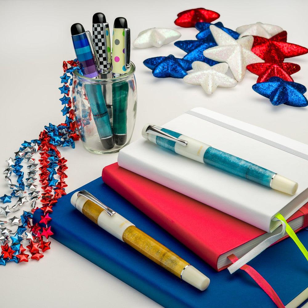 Opus 88 Koloro Fountain Pen (2023) - Premium Japanese Eyedropper Fountain Pen for Writing, Calligraphy & Gift Giving