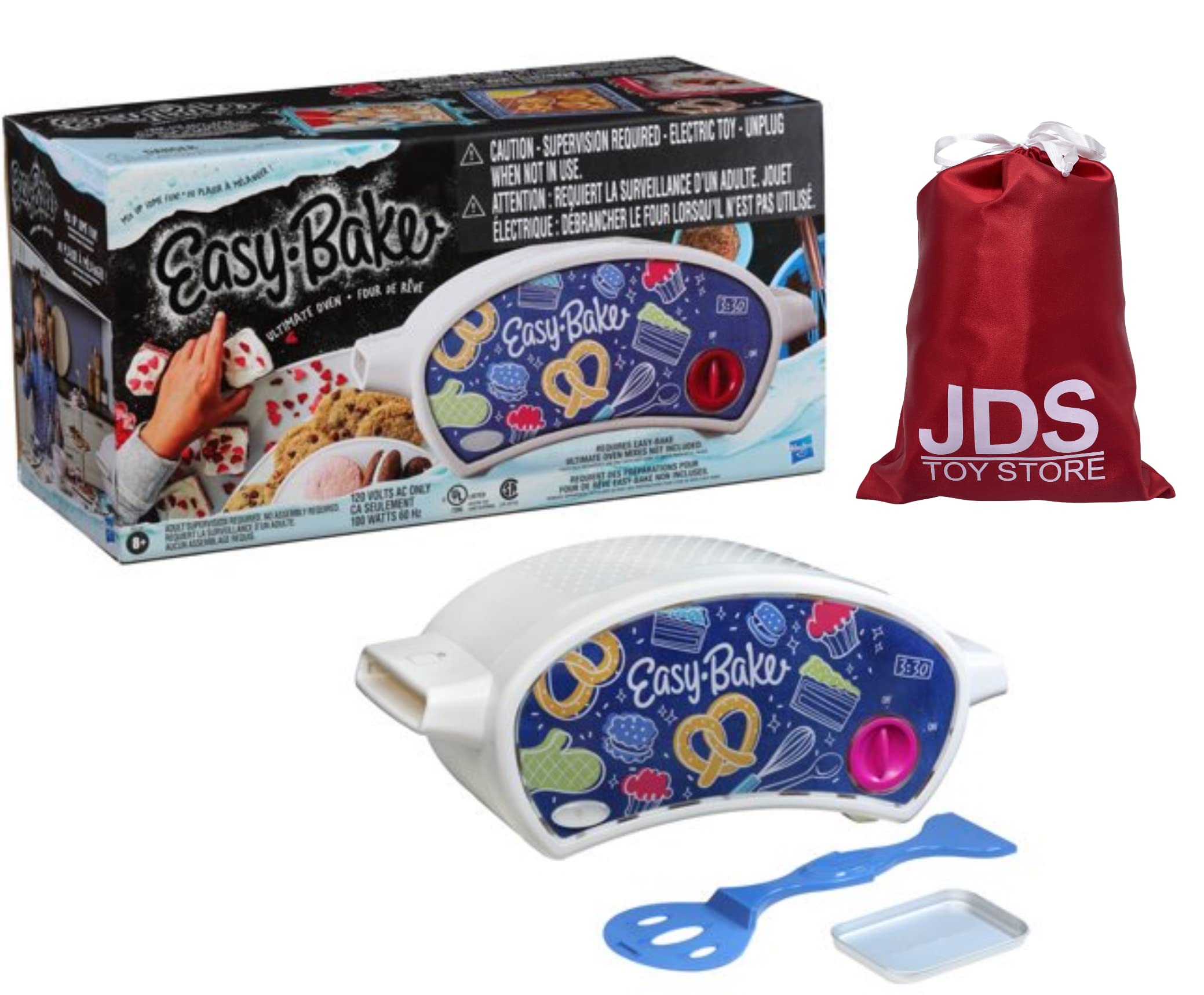 EZ Ultimate Oven Toy Set with JDS Recipe Bag - Pretend Play Kitchen Accessories for Kids, Baking & Cooking Role Play Games - Perfect for Birthday Gifts & Preschool Learning Activities