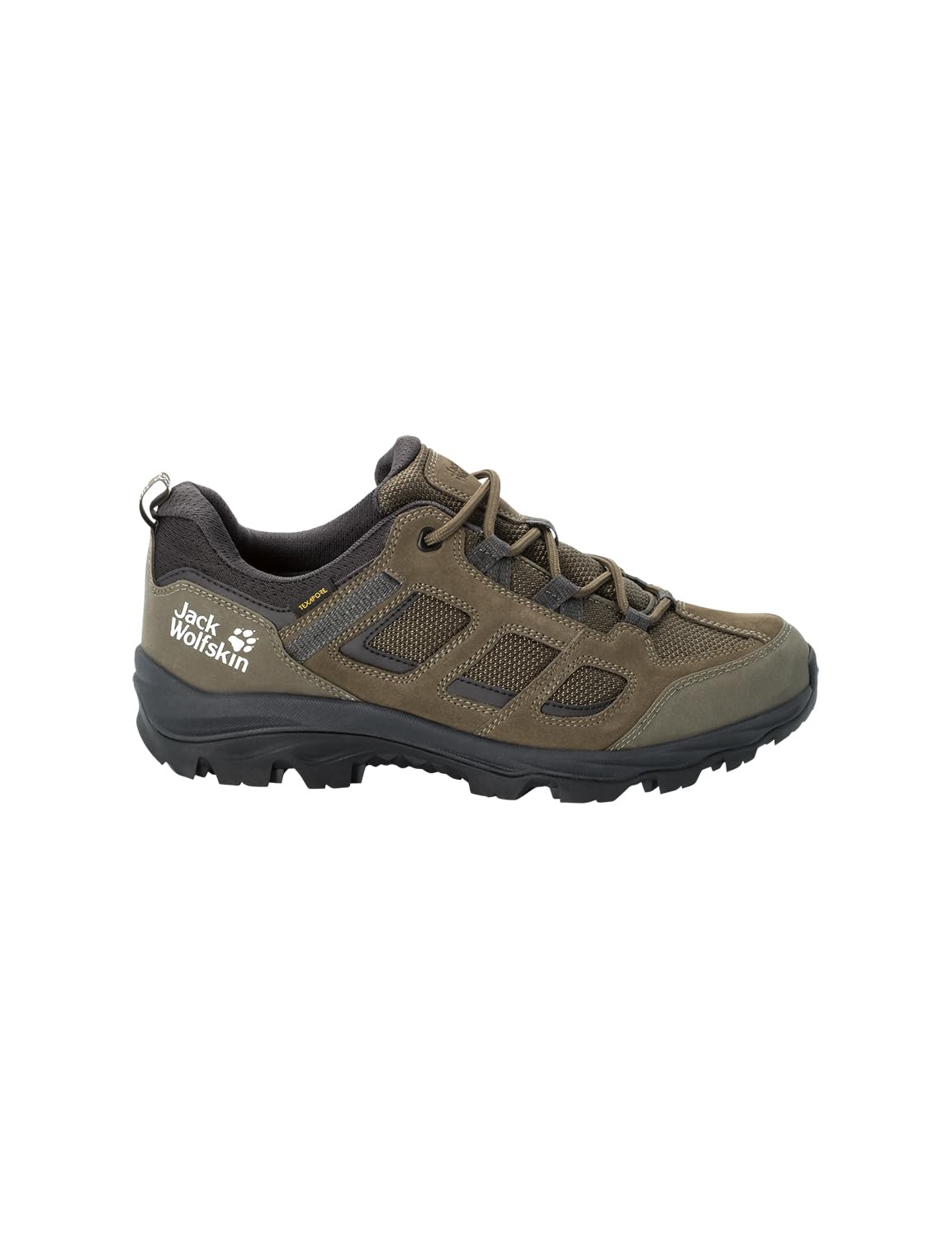 Jack Wolfskin Men's Lightweight Low-Top Sneakers - Breathable Walking Shoes for Men | Comfortable Casual Shoes for Hiking, Travel & Everyday Wear