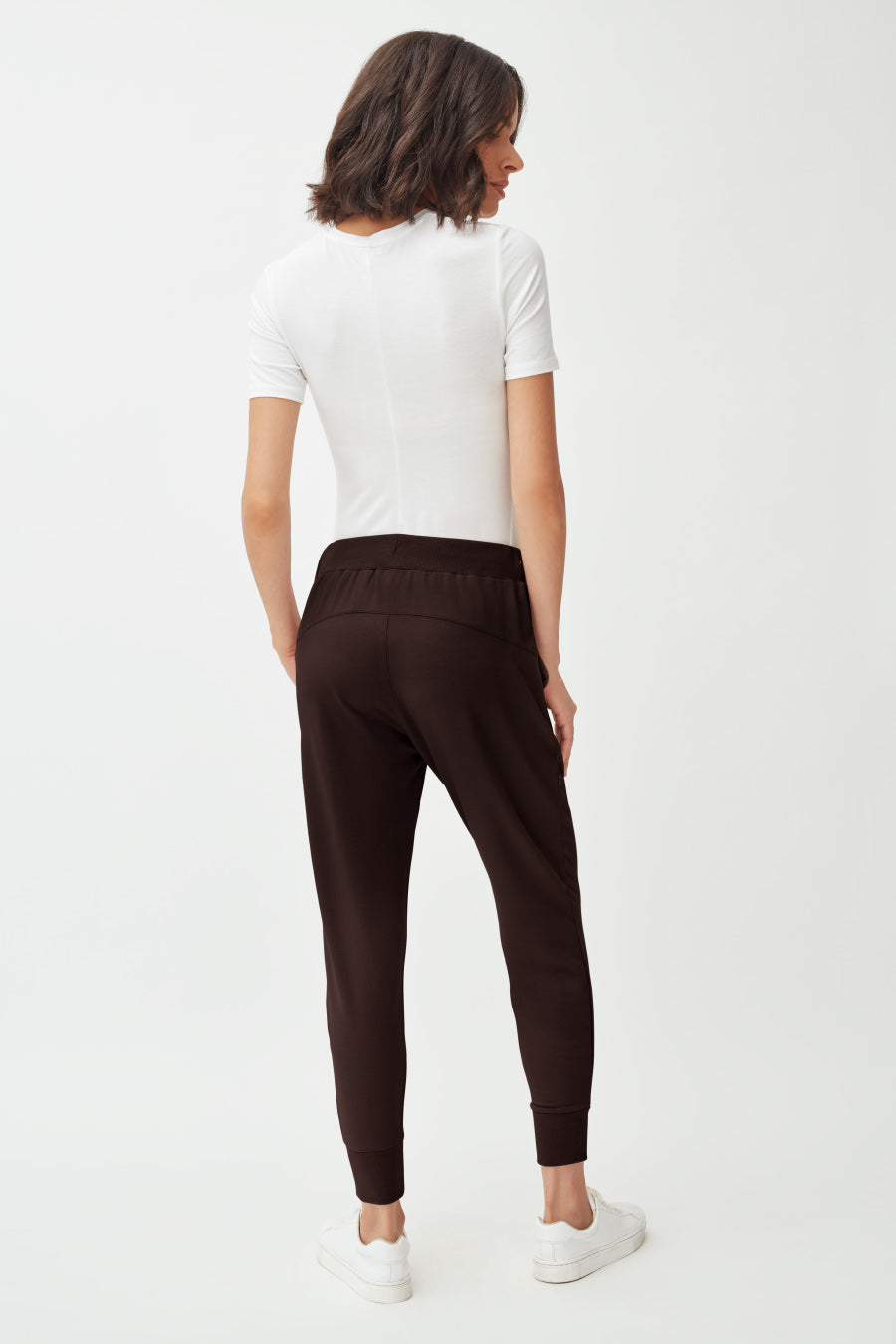 French Terry Tapered Lounge Pants for Women - Soft Comfortable Relaxed Fit Joggers - Perfect for Yoga, Home Wear & Casual Outfits