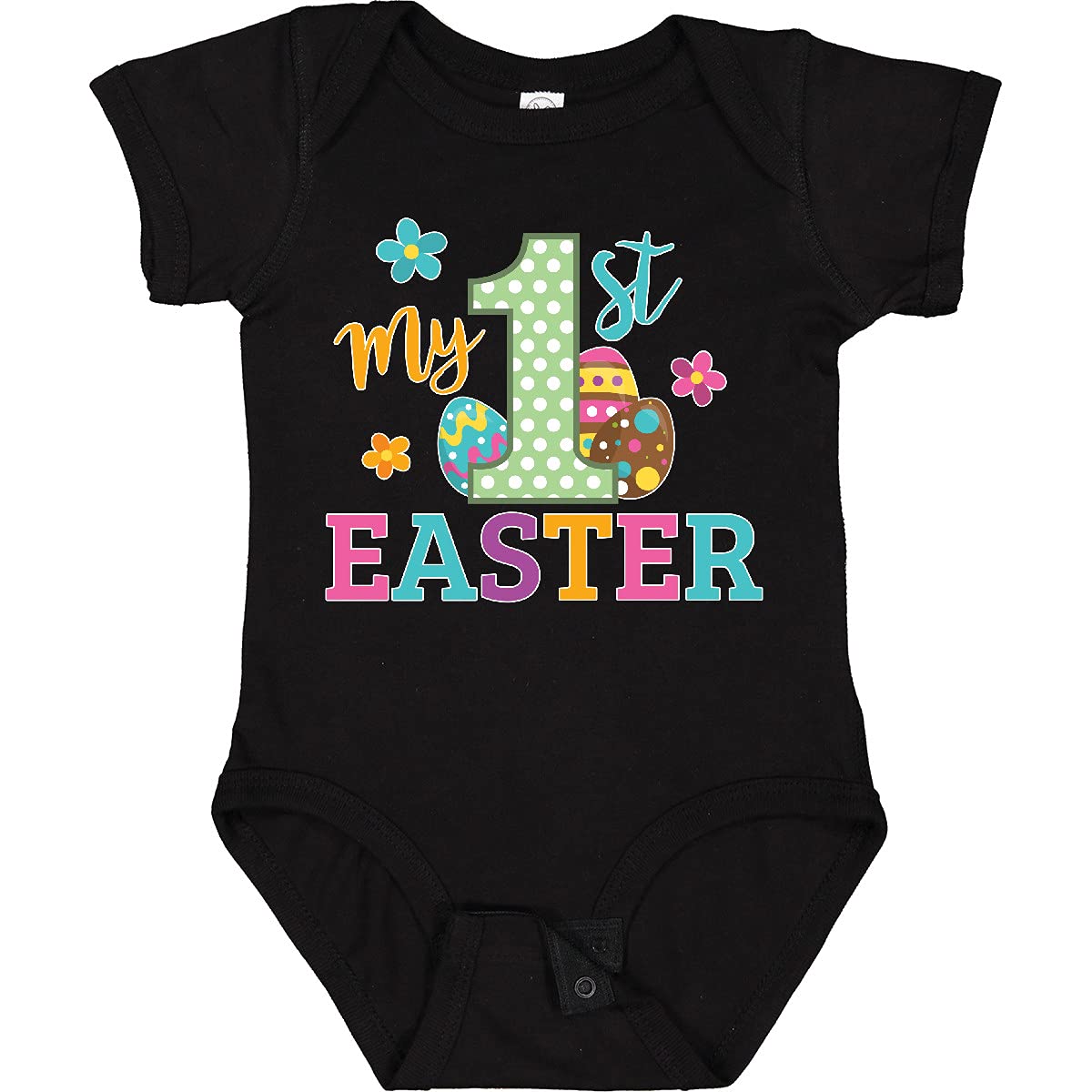 Inktastic My 1st Easter Baby Bodysuit - Cute Easter Outfit for Newborns & Infants - Perfect for Easter Photos, Family Gatherings & Holiday Celebrations