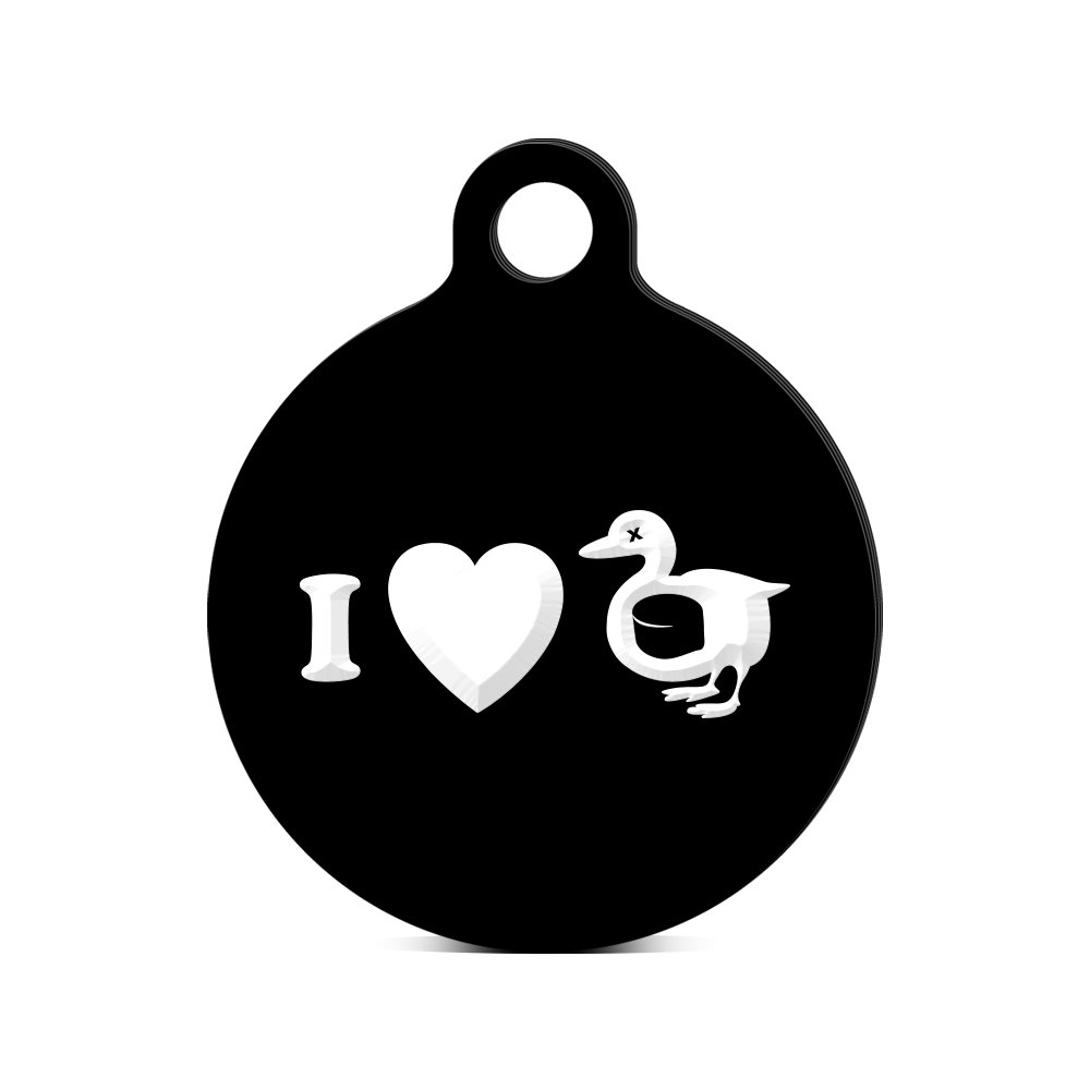 Engraved Foie Gras Round Keychain for Chefs & Cooking Enthusiasts - Perfect for Kitchen Gifts & Culinary Accessories