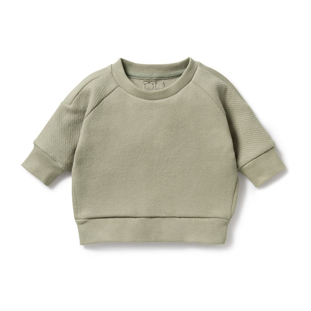 Organic Oak Quilted Sweater - Soft & Cozy Women's Pullover for Fall & Winter | Perfect for Casual Outings, Layering & Cold Weather Fashion