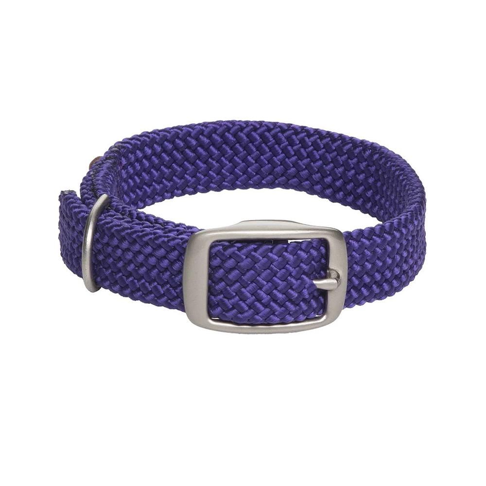 Premium Double Braid Dog Collar - Durable Nylon Pet Collar with Metal Buckle for Small Medium Large Dogs - Perfect for Walking, Training & Outdoor Adventures