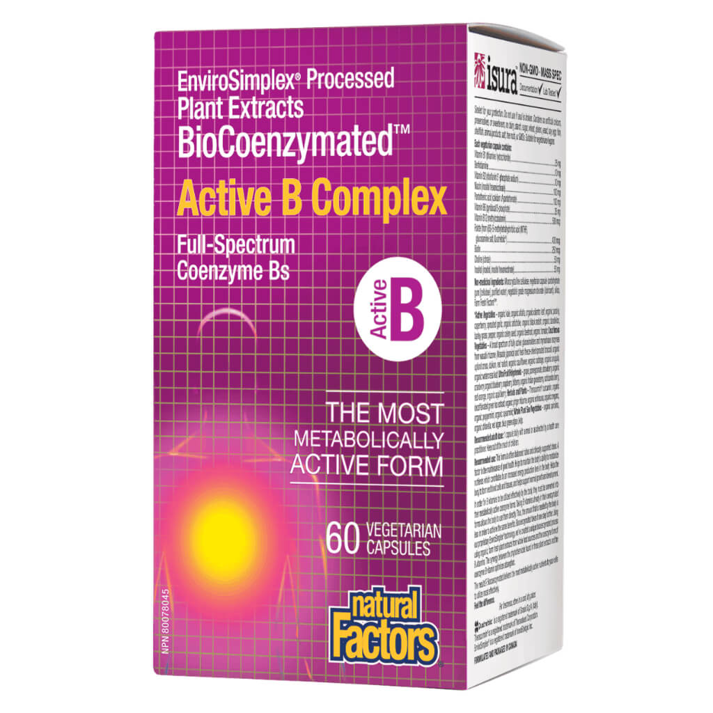 Premium BioCoenzymated Active B Complex Vitamins - Supports Energy, Metabolism & Nervous System - For Active Lifestyles, Stress Relief & Immune Boost