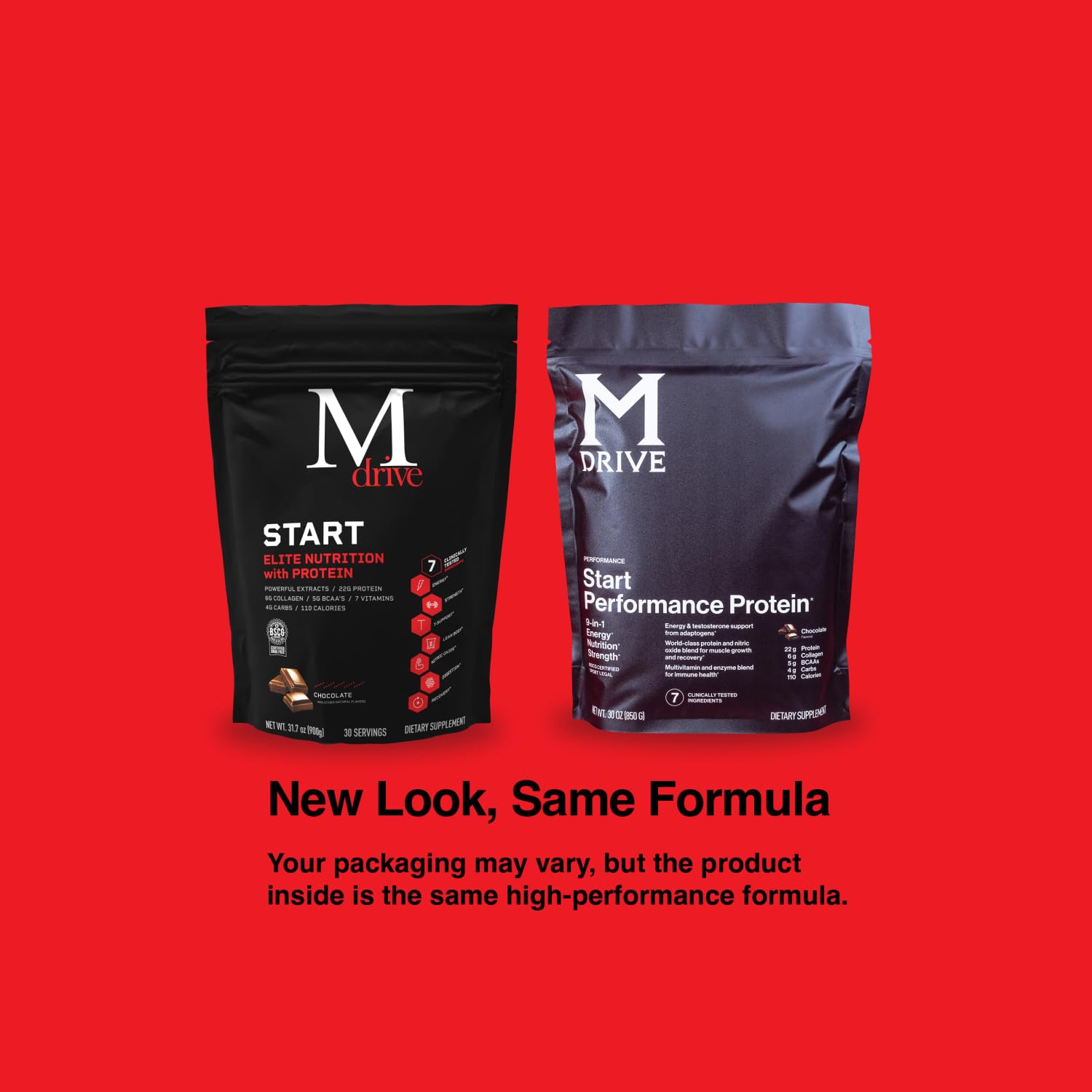 Mdrive Prime Start Supplement - Boost Energy, Strength & Lean Muscle | Supports Digestion, Immune Health, Nitric Oxide & Recovery | Pre-Workout & Post-Workout Support for Men & Women