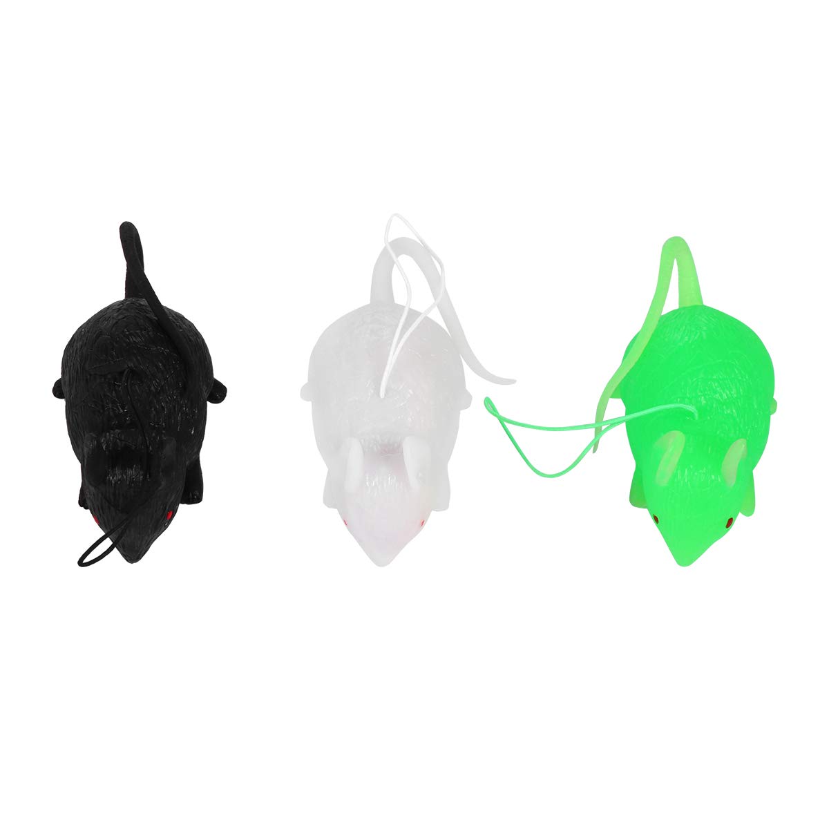 ABOOFAN 3Pcs Fake Mouse Prank Set - Realistic Simulation Prank Toys for Kids, Halloween Decorations & Funny Gag Gifts - Perfect for April Fools' Day, Office Pranks, and Party Jokes
