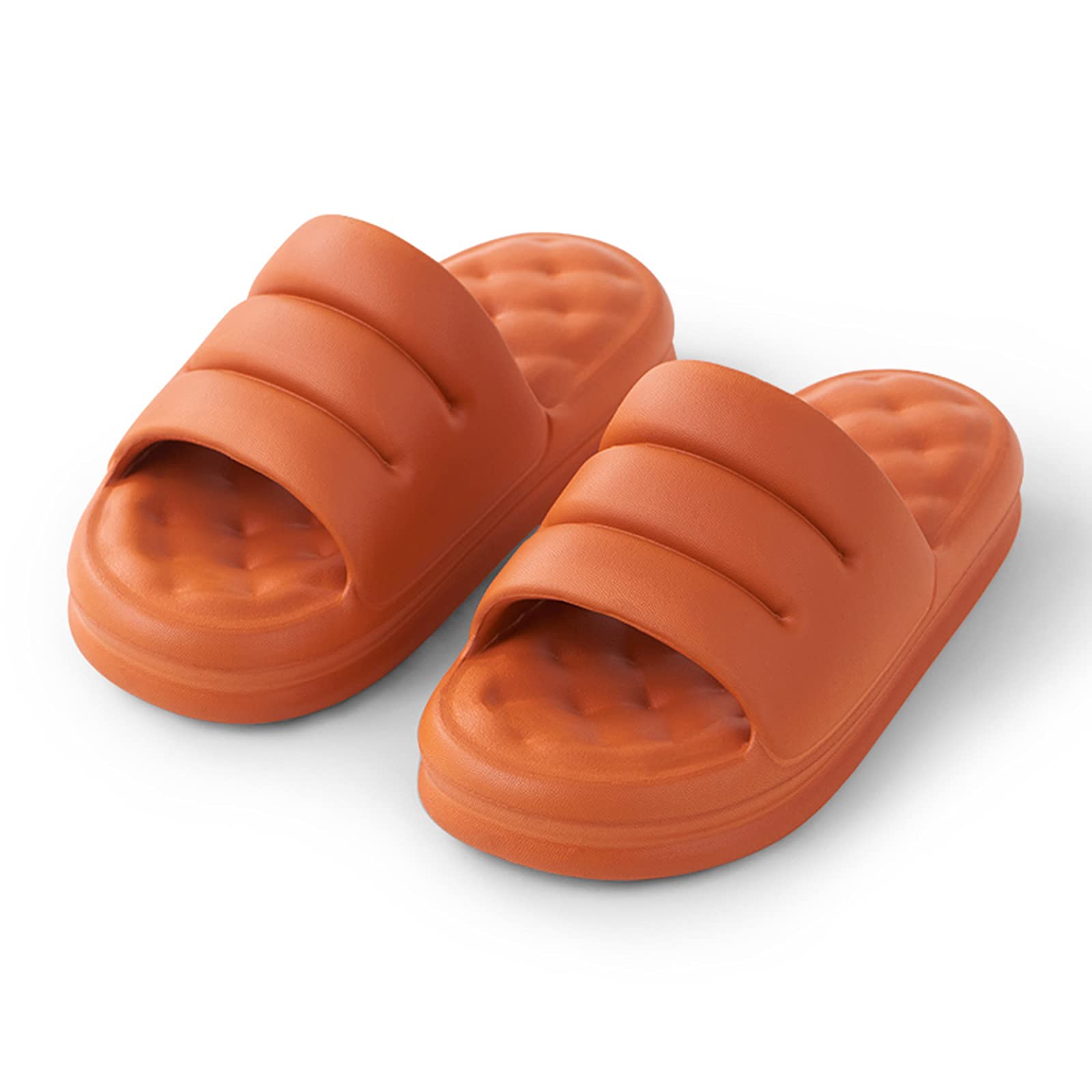HUTSENDOX Cloud Slippers for Women & Men - Ultra Soft Pillow Slides, Non-Slip Shower Sandals for Indoor/Outdoor Use - Perfect House Slippers for Summer, Spa, Bathroom, and Poolside Relaxation