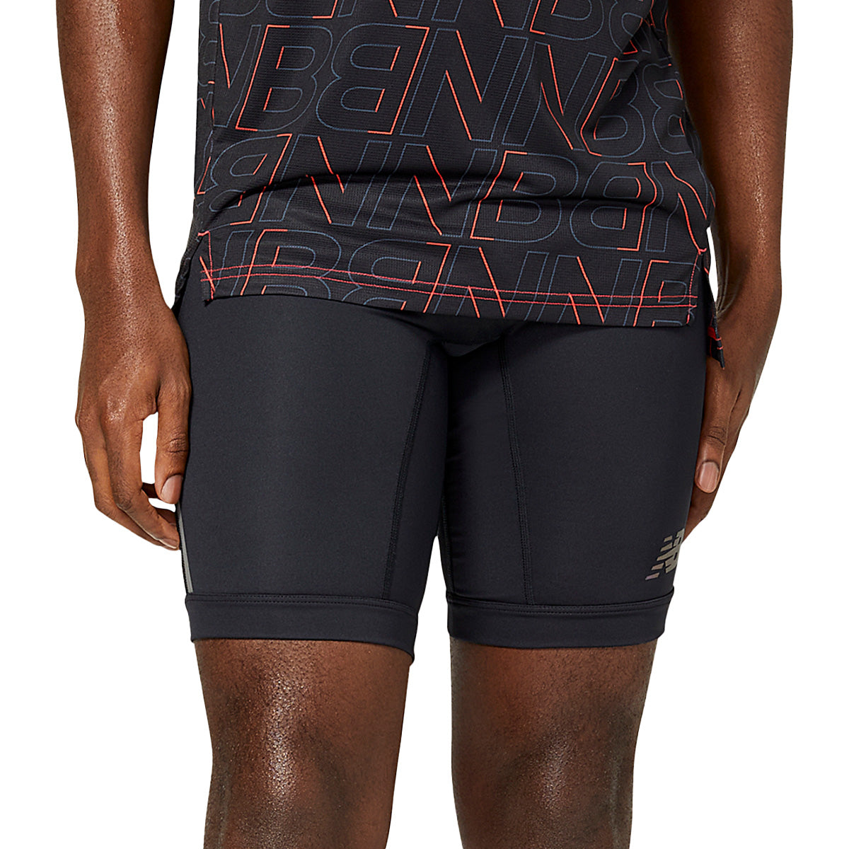 New Balance Q Speed 9 Inch Men's Running Shorts with Liner - Lightweight Performance Compression Half Tights for Jogging, Gym Workouts & Athletic Training