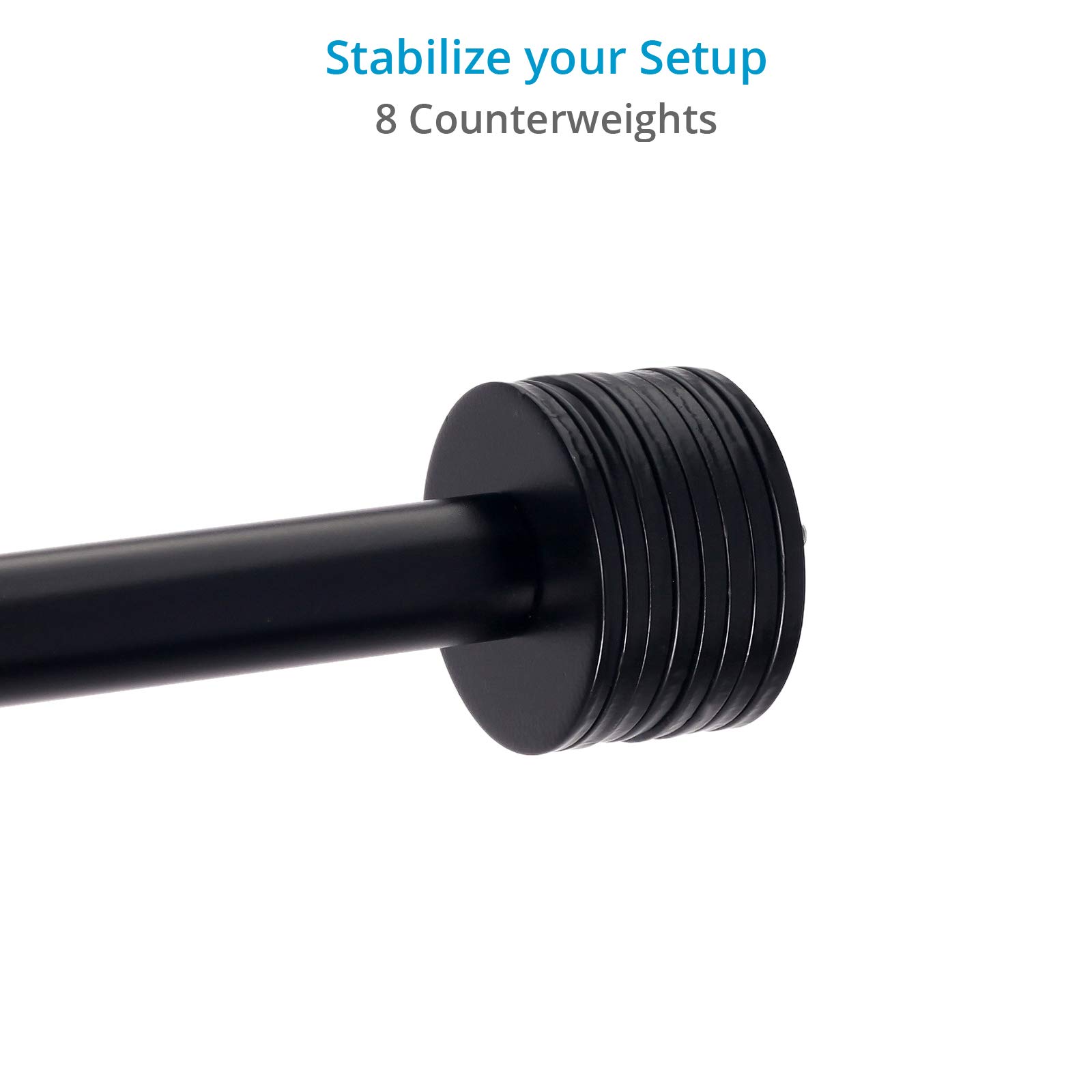 PROAIM Overhead Camera Boom Pole for Photography & Videography - 23 to 40 Inch Adjustable Telescopic Arm with Ball Head & Tripod Adapter - Perfect for Tabletop Product Shots, Food Photography, and YouTube Videos (P-OHBP-01)