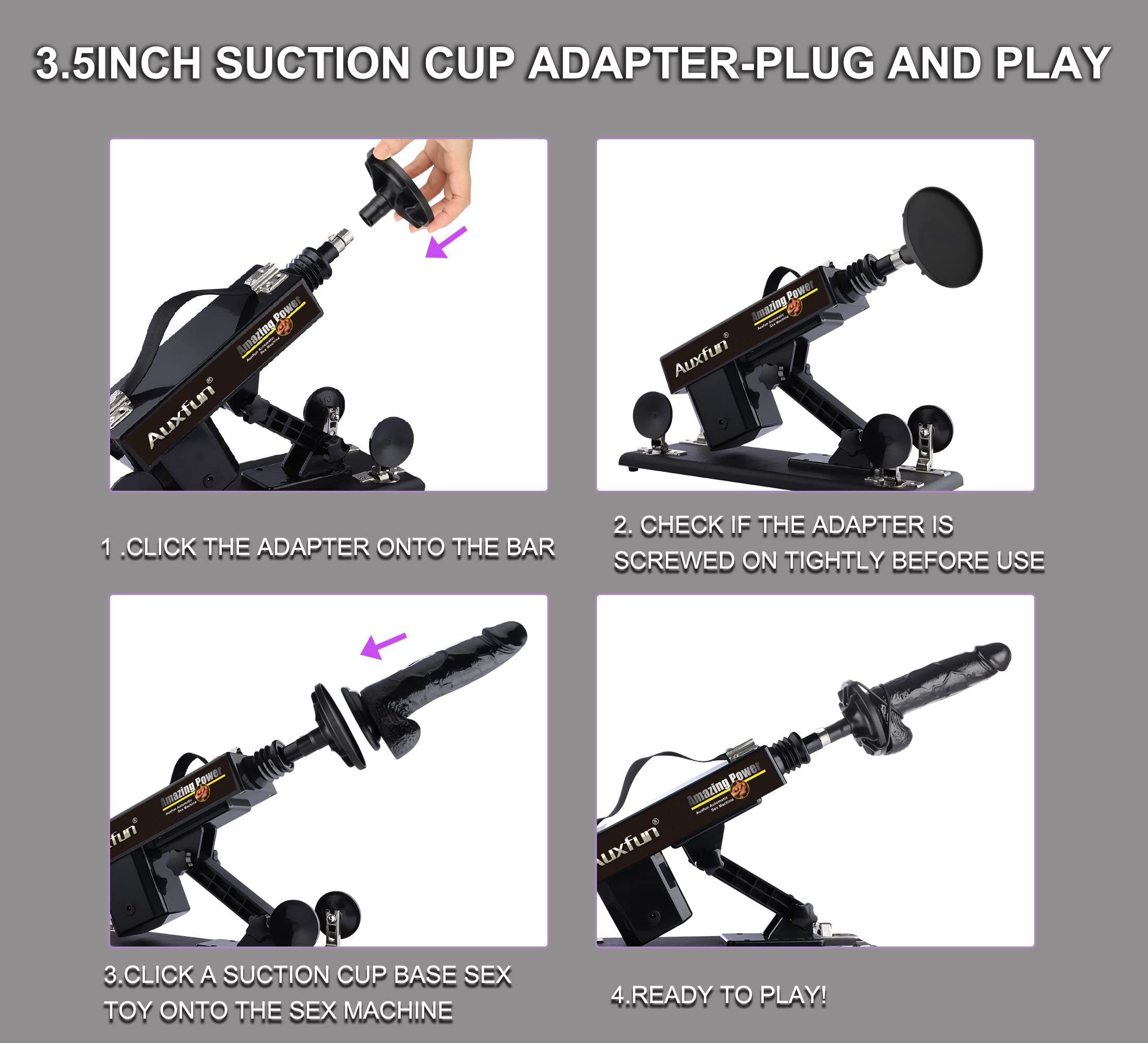 Automatic Thrusting Sex Machine with 3.5