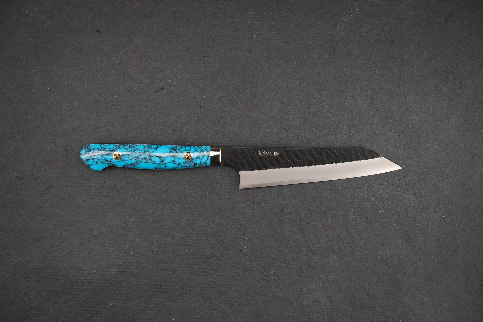 Nigara SG2 Kurouchi Tsuchime Western Honesuki 150mm Japanese Boning Knife - Premium Stainless Steel Kitchen Knife for Poultry, Meat & Fish Butchering