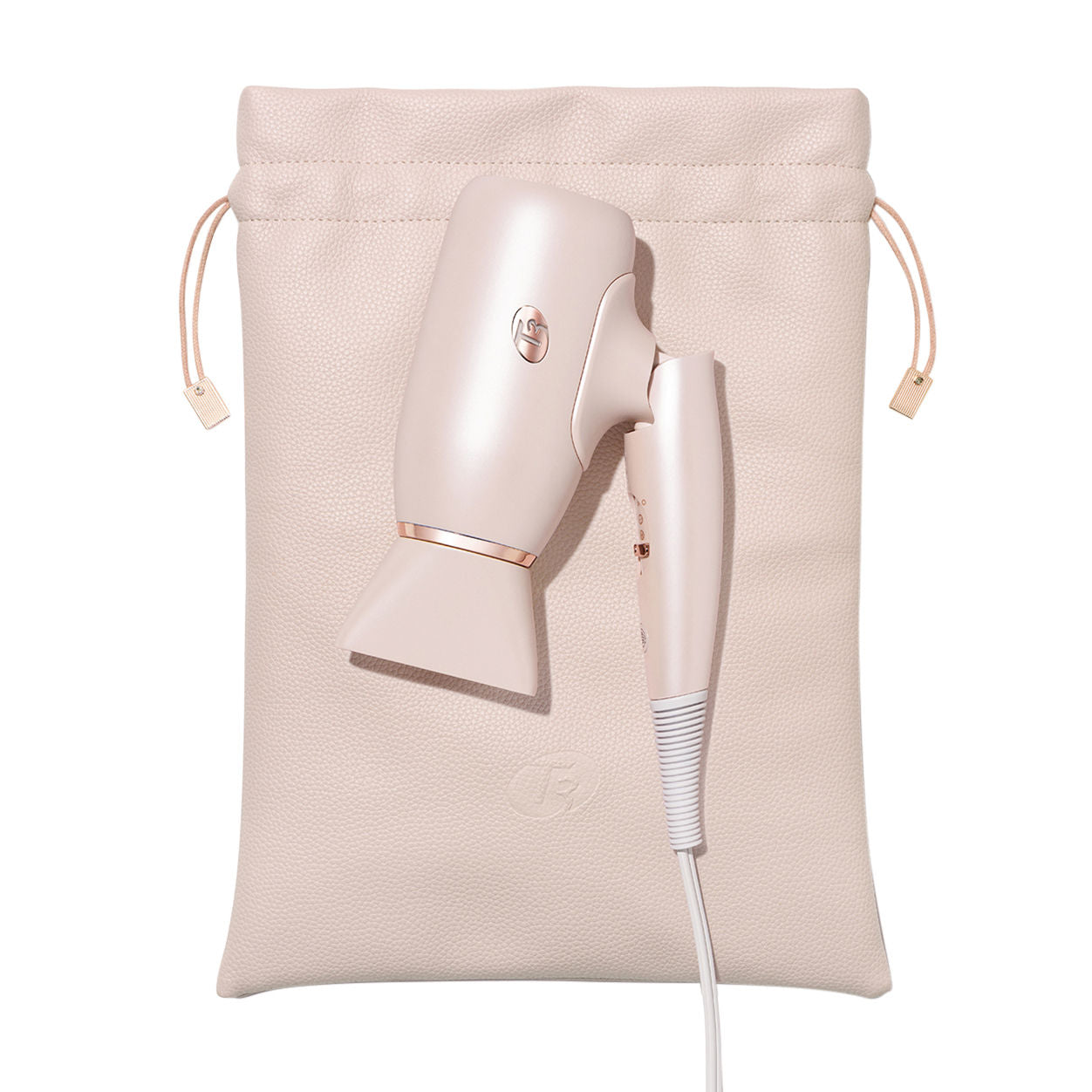 Portable Travel Hair Dryer with Storage Case - Compact & Lightweight for Hotels, Gyms, Camping & Vacation