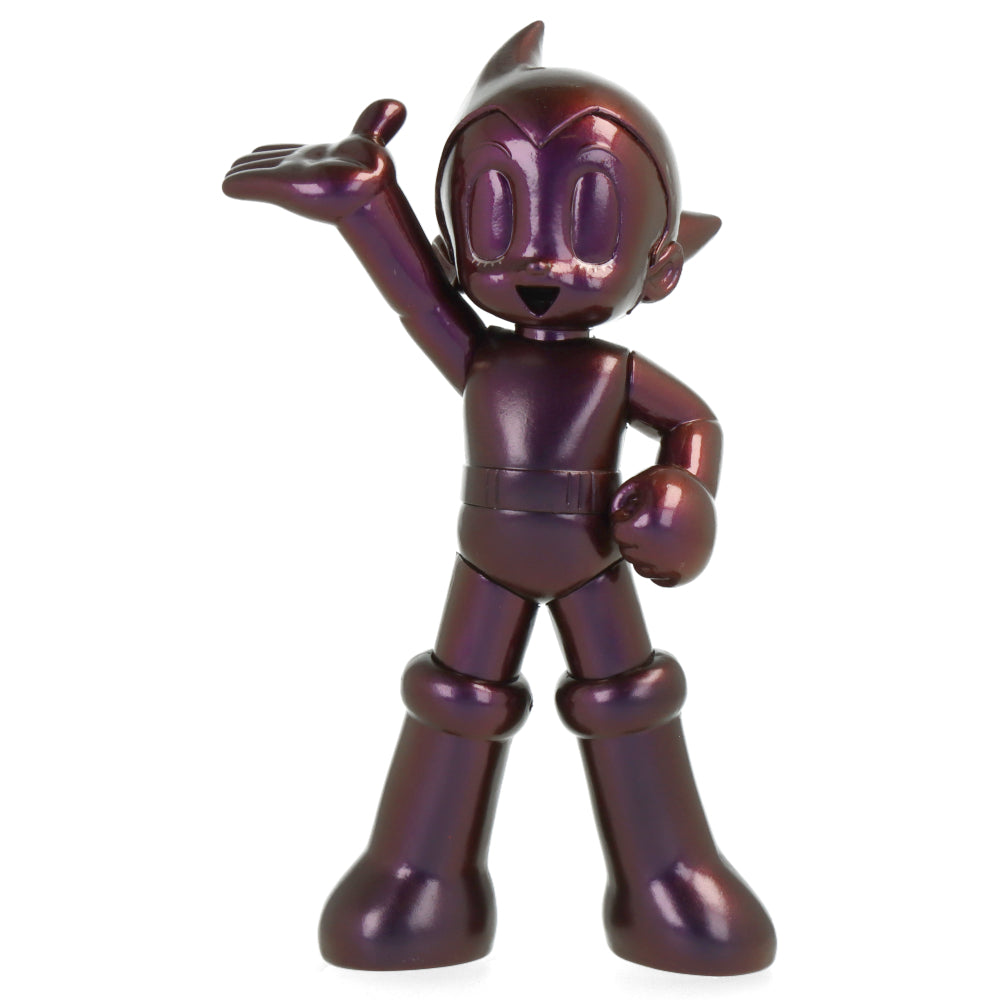 Astro Boy Welcome (Metal Purple) - Anime Collectible Figurine with Eye Closing Feature | Perfect for Home Decor, Office Display, and Gift for Anime Fans