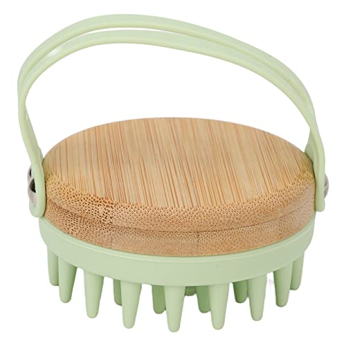 **Ergonomic Silicone Body Brush & Scalp Massager - Sensitive Skin Exfoliator for Adults - Green - Perfect for Shower, Spa & Relaxation**