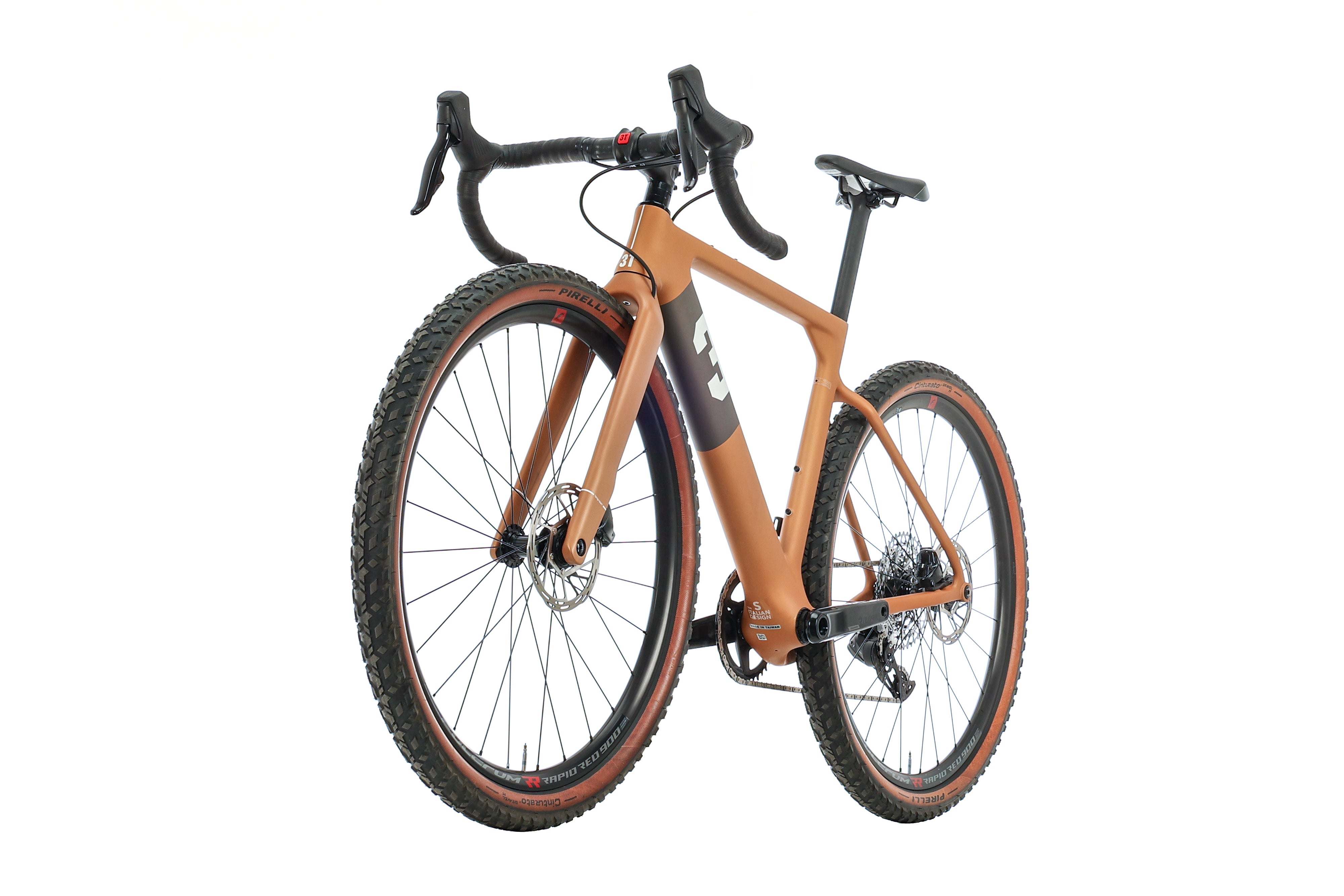 2023 3T Exploro Primo Rival XPLR Gravel Bike - Lightweight Carbon Frame, SRAM Rival 1x Groupset - Perfect for Adventure Riding, Bikepacking & Off-Road Cycling (Size Small)