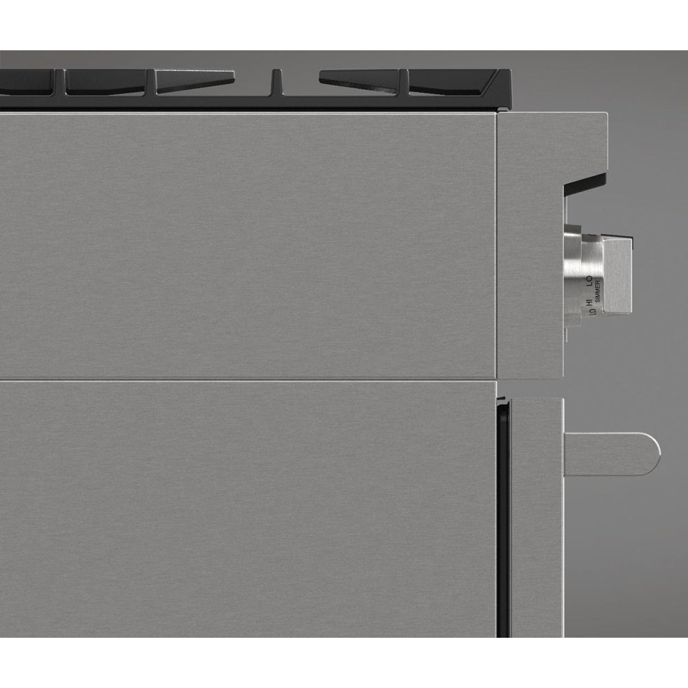 Fulgor Milano 36-inch 400 Series Accento Dual Fuel Range - Stainless Steel Professional Gas & Electric Oven (F4PDF366S1) for Modern Kitchen & Gourmet Cooking