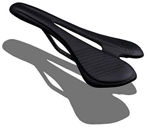 Comfortable Shock-Absorbing Memory Foam Bike Seat - Wide MTB & Road Bicycle Saddle with Carbon Fiber Base for Enhanced Comfort | Perfect for Long Rides, Commuting & Mountain Biking
