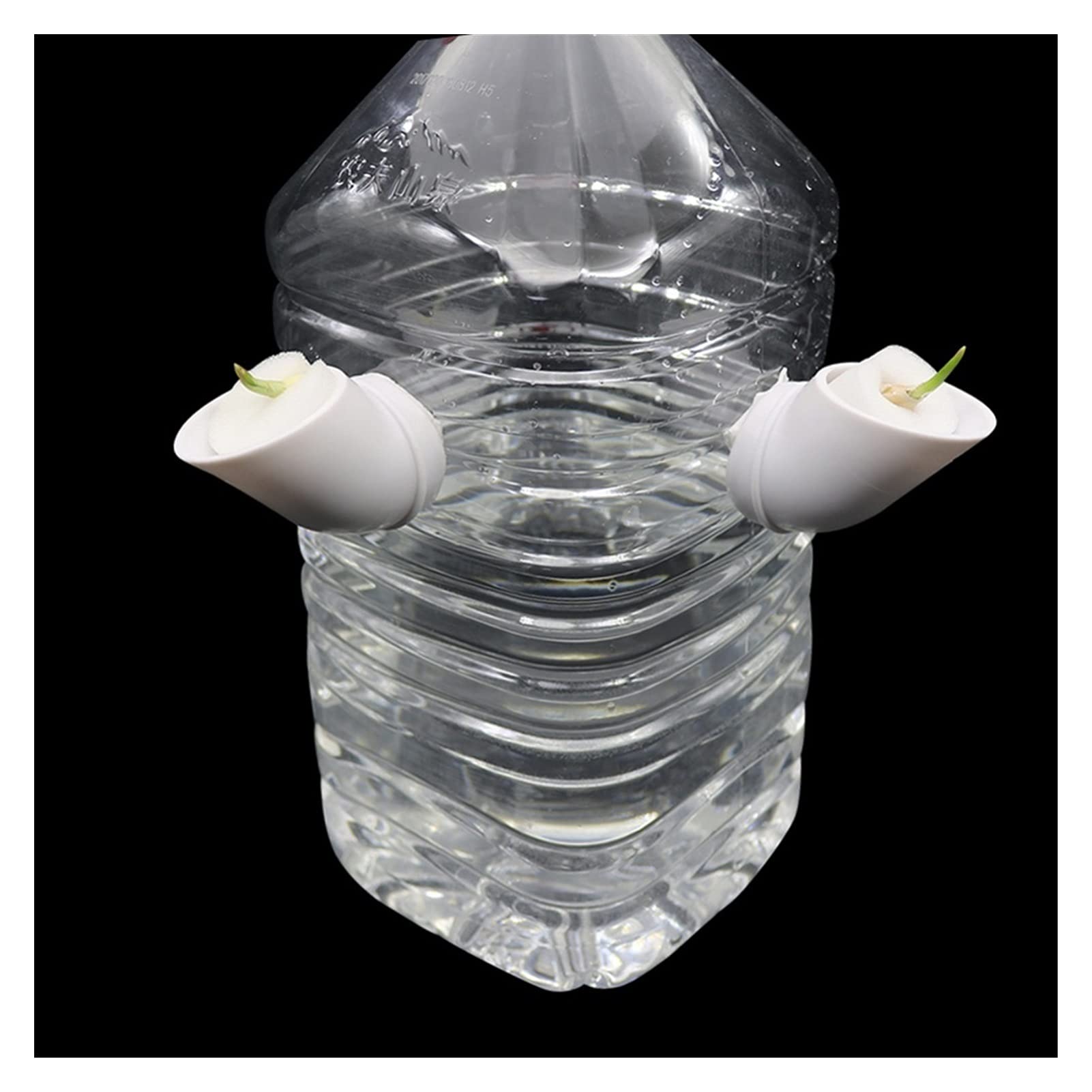 100 Pcs ZJIN Nursery Pots for Hydroponic Planting - DIY Colonization Cups, Flower Containers, Grow Pots for Vertical Tower Gardens - Ideal for Vegetables, Herbs, and Flowers (Includes Pots & Sponges) - Perfect for Indoor Hydroponics, Urban Gardening, and DIY Plant Projects