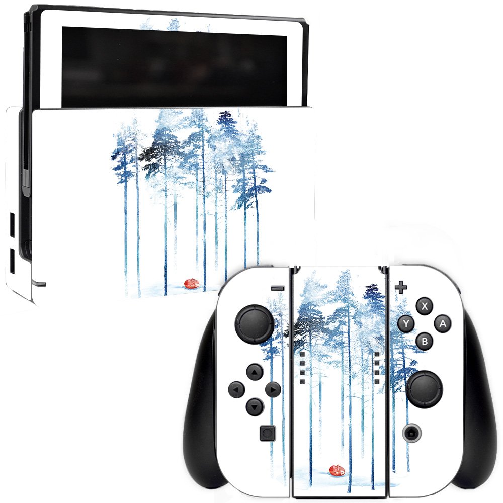 Premium Nintendo Switch Skin - Sleeping in The Woods Design | Protective Vinyl Decal Wrap Cover | Durable, Easy to Apply & Remove | Made in USA | Perfect for Gaming, Travel & Home Entertainment