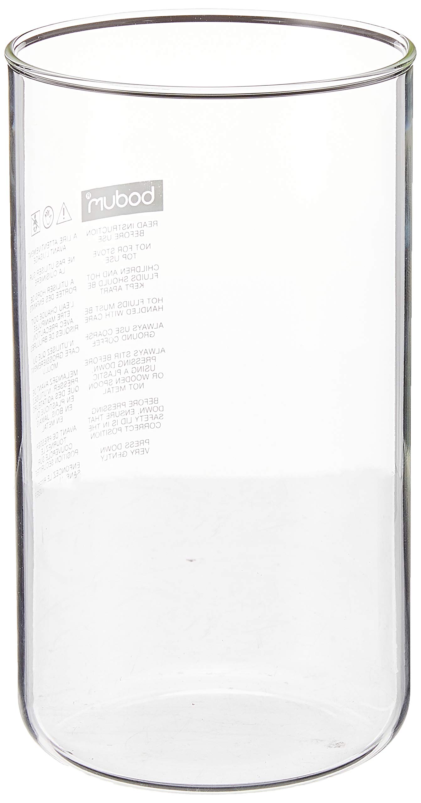 Bodum Chambord 34 Oz Clear French Press Coffee Maker with Locking Lid - Perfect for Home, Office & Camping Brewing