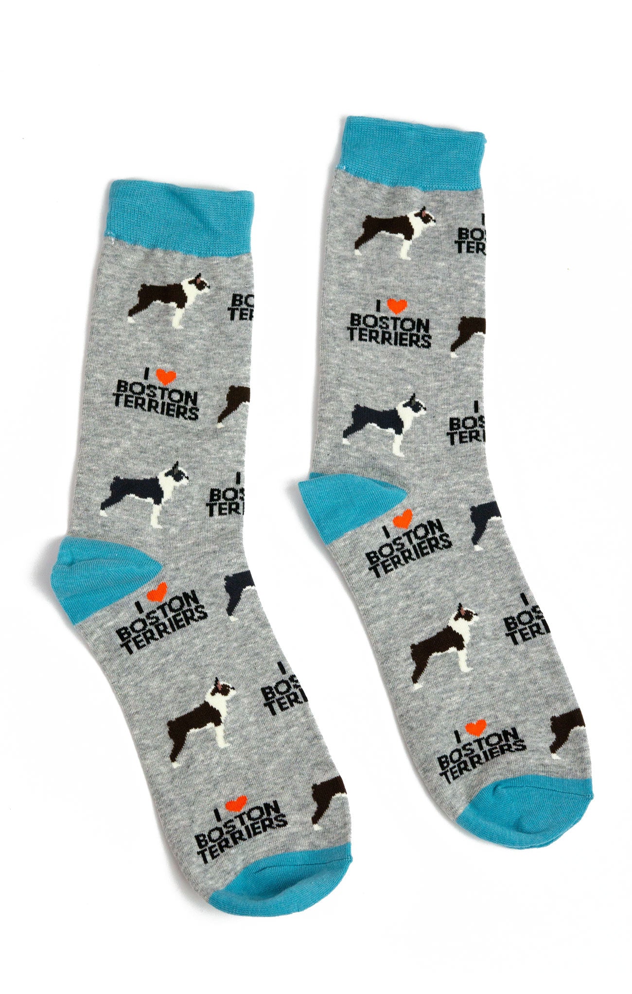 Boston Terrier Socks for Men & Women - Cute Dog Lover Gifts, Comfortable Cotton Crew Socks - Perfect for Casual Wear, Gifts, and Dog Themed Outfits