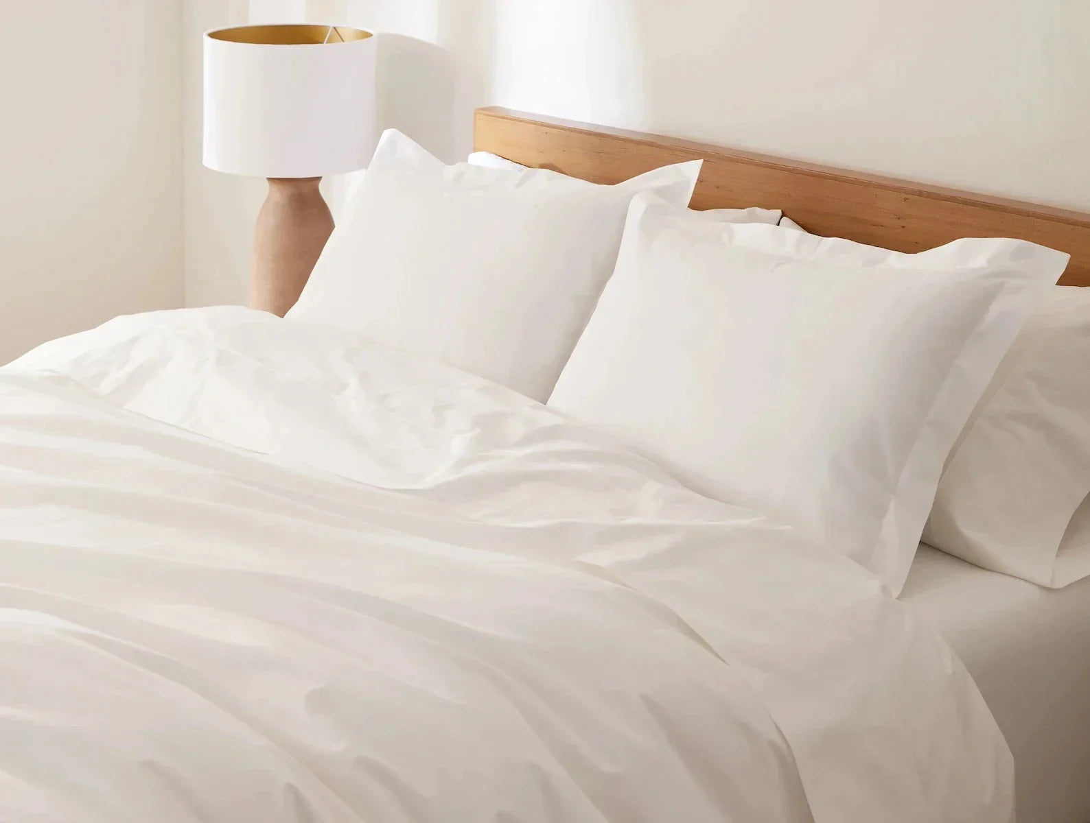 Premium 100% Organic Cotton Percale Duvet Cover Set - Breathable & Hypoallergenic Bedding for Luxury Hotels & Master Bedrooms