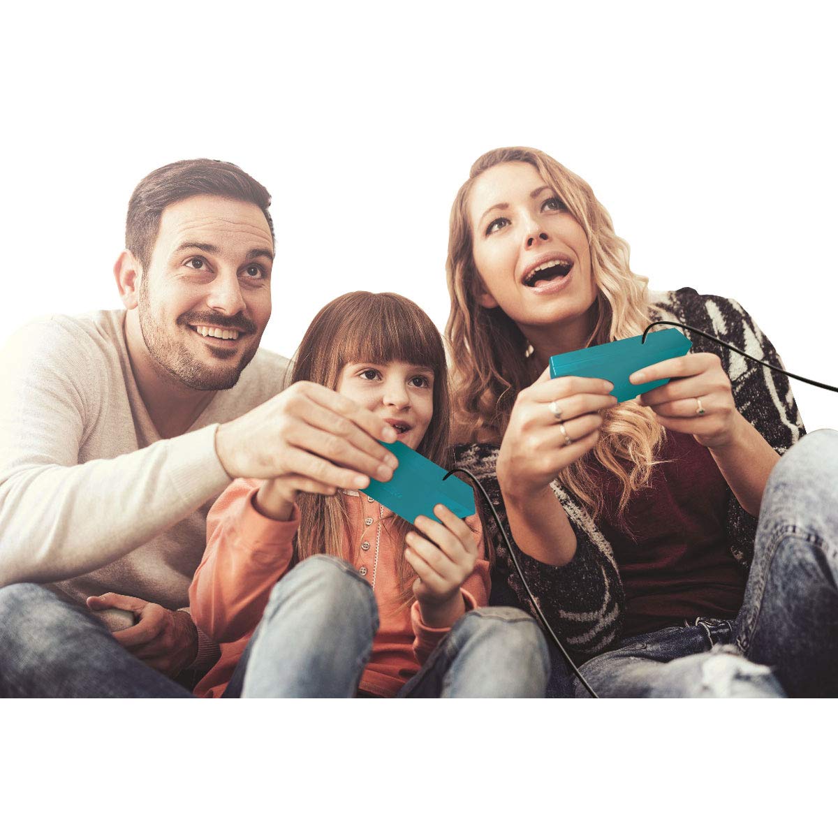 Lexibook Plug'n Play Games Console with 300 Classic Games - Retro Gaming System for Kids & Adults - Perfect for Family Fun & Nostalgic Entertainment