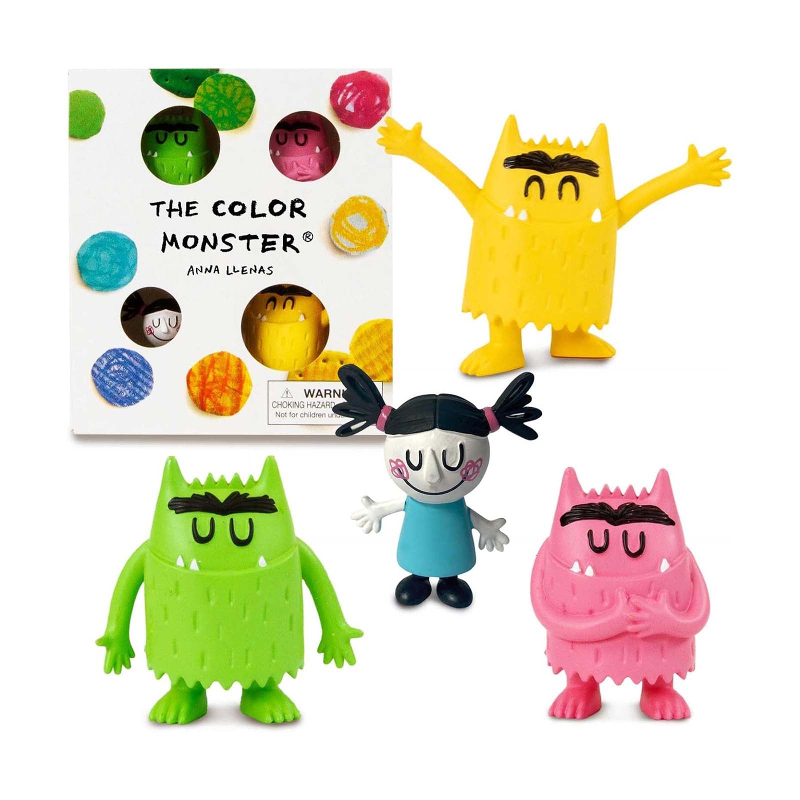 Comansi The Color Monster Figure Set - 6 Piece Emotion Learning Toys for Kids, Educational Sensory Play for Toddlers | Perfect for Classroom, Therapy, and Home Playtime