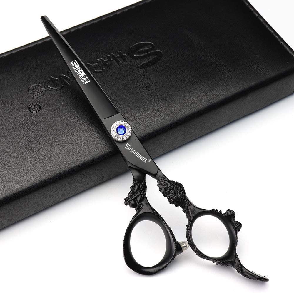 Professional Hairdressing Scissors Set - 6 Inch Japanese Steel Hair Cutting Shears & Thinning Scissors for Salon & Home Styling (Ideal for Precision Haircuts, Trimming, and Layering)