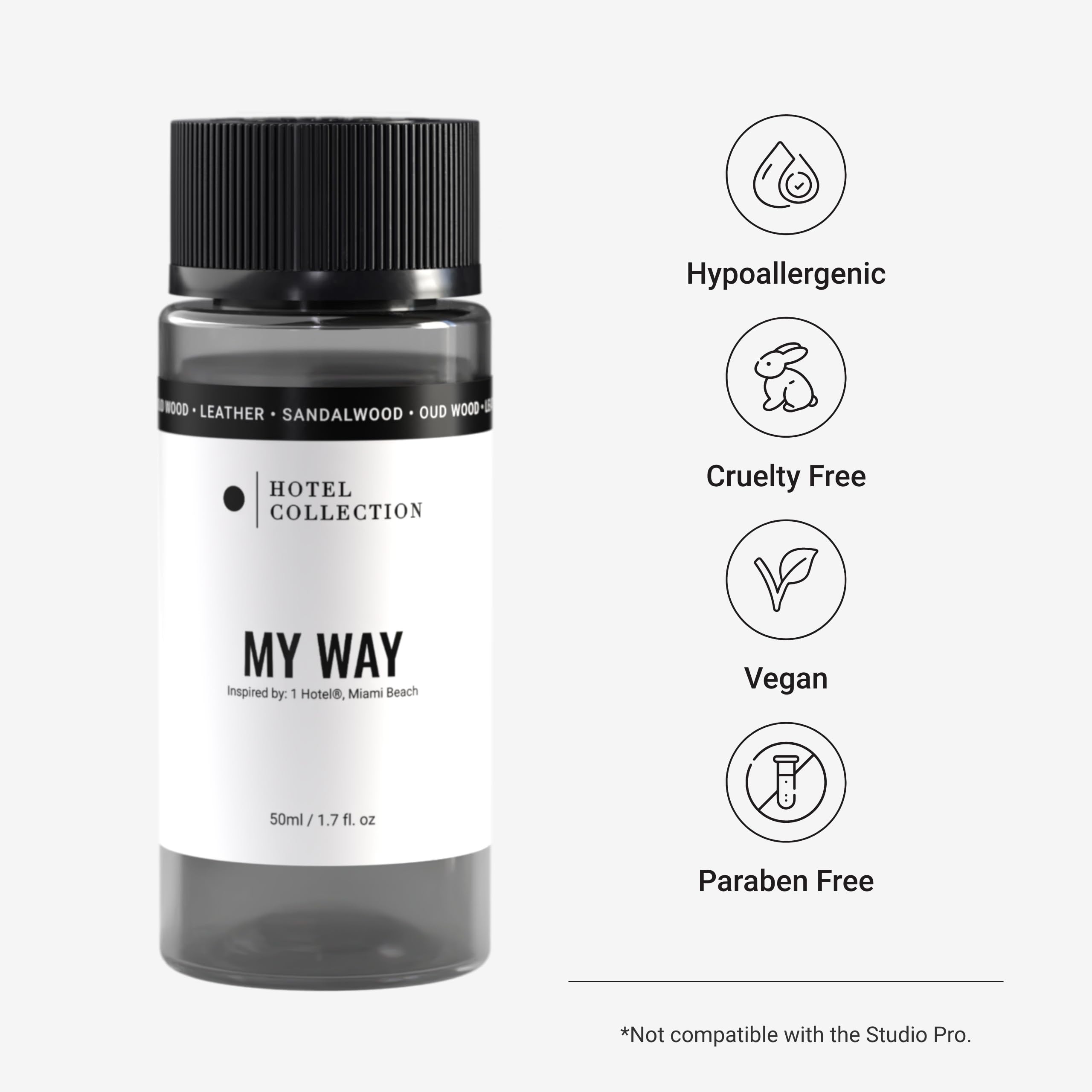Premium Aromatherapy Essential Oil Set - Lemon, Cardamom & Sandalwood Scent for Diffusers, Home Fragrance & Relaxation - 1.7 fl oz Hotel Collection Oil - Perfect for Spa, Yoga, Meditation & Stress Relief